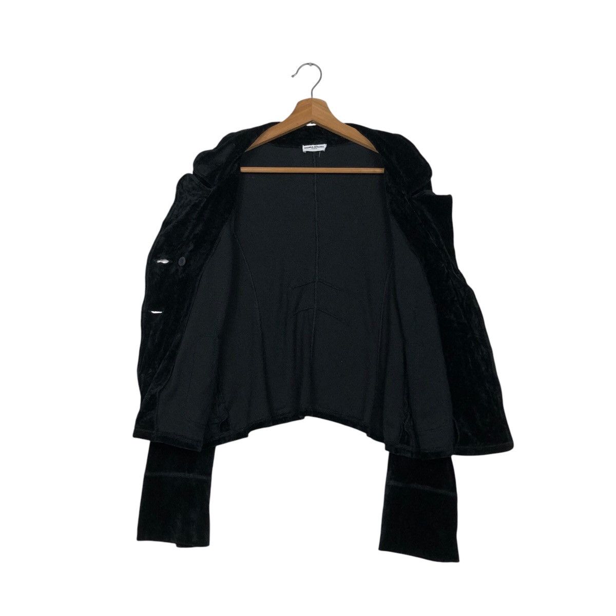 Designer × Japanese Brand × Vintage 📌Vintage Cropped Velvet Jacket Sonia Rykiel Paris Size US M / EU 48-50 / 2 - 14 Thumbnail