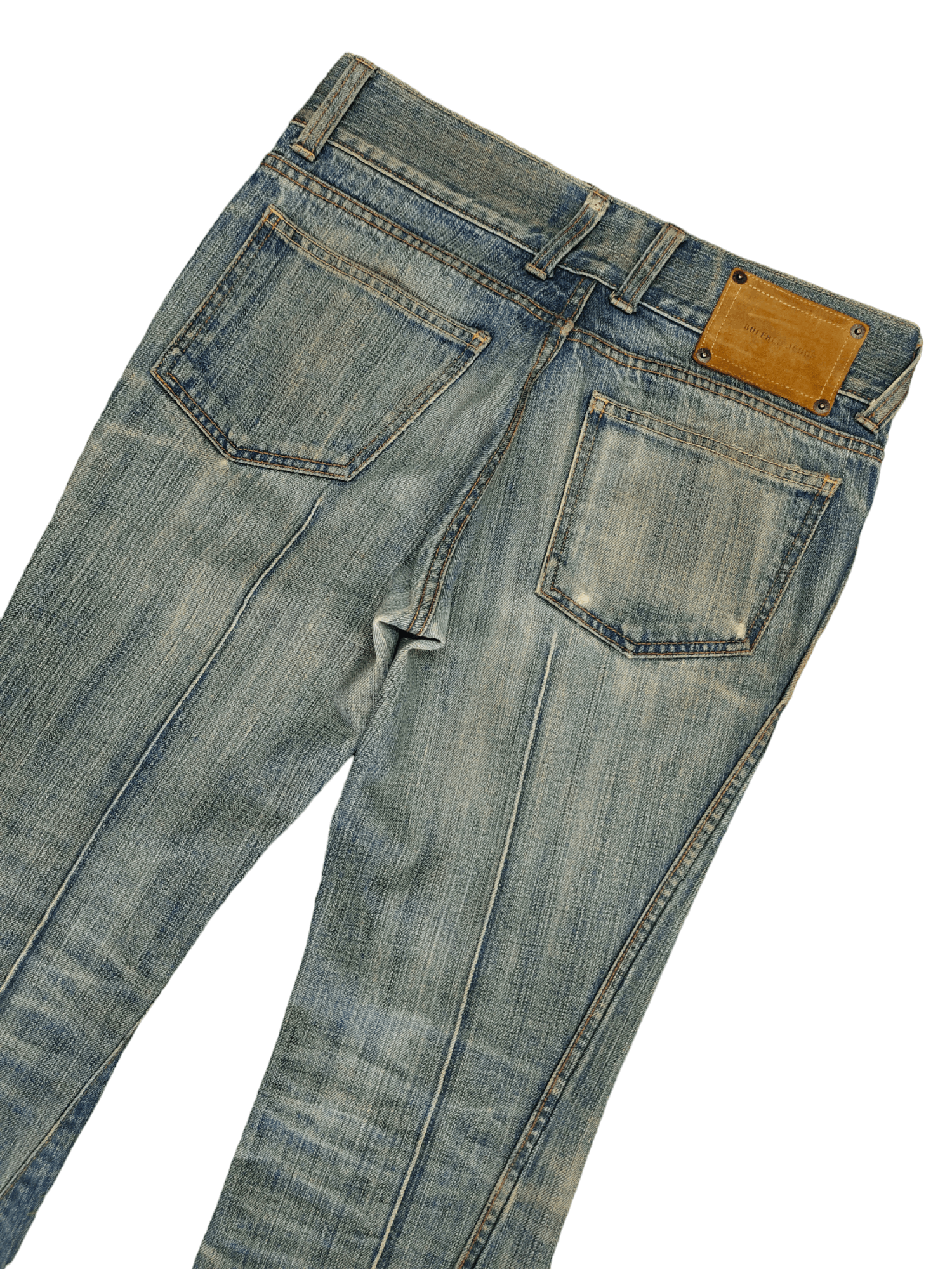 BUFFALO BOBS Flare Jeans Buffalo Spiral Cut Distress Rusty Boot Cut Size US 30 / EU 46 - 14 Thumbnail