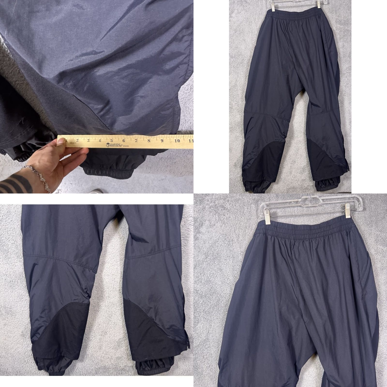 Vintage L.L. Bean Snow Pants Men's XL Black Snow Pants 0AAW8 Snowboard Ski Winter Snow Pants Mens XL Black Size US 36 / EU 52 - 10 Thumbnail