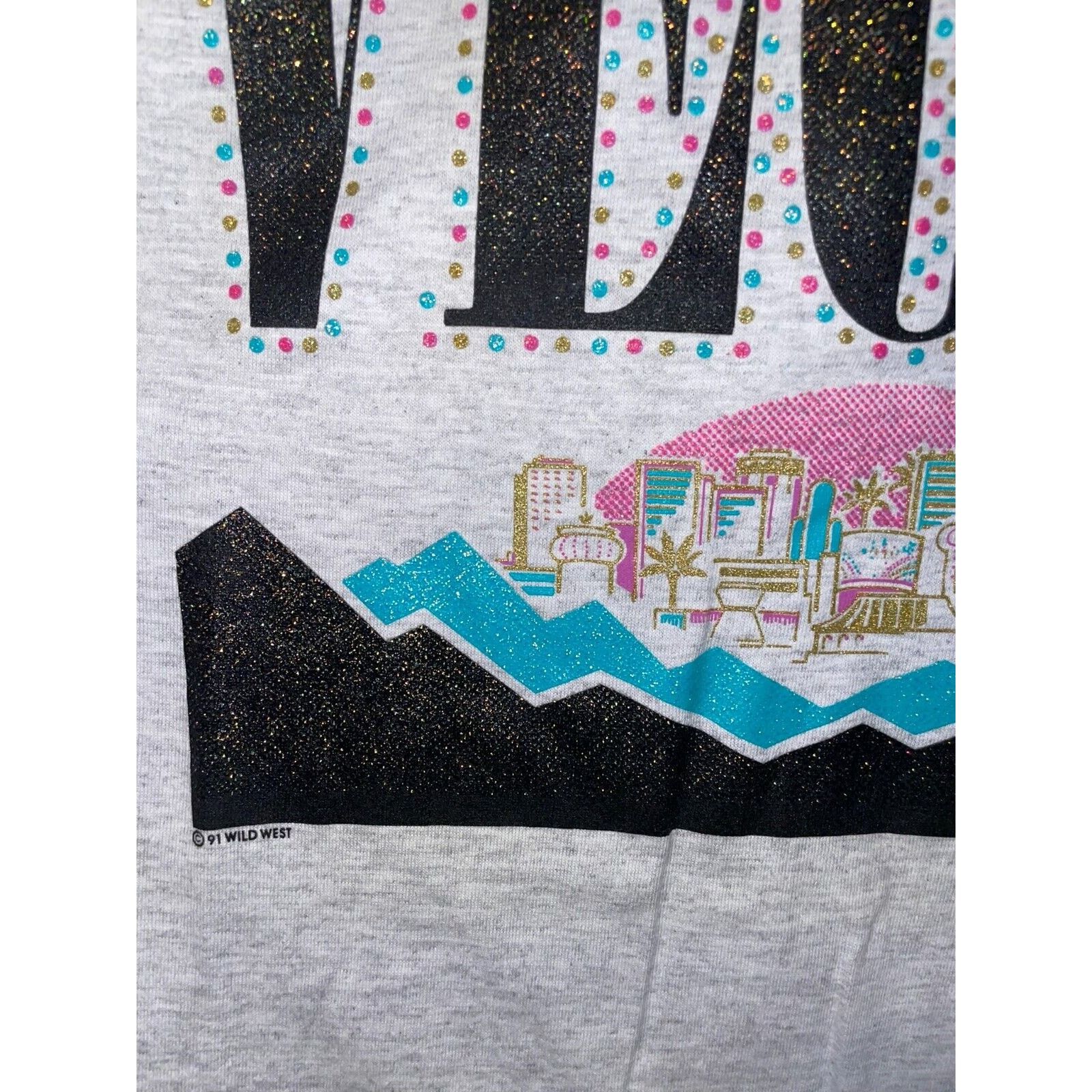 Vintage Vintage Las Vegas Shirt Tee 90s Neon Tourist Graphic Large Size US L / EU 52-54 / 3 - 5 Thumbnail