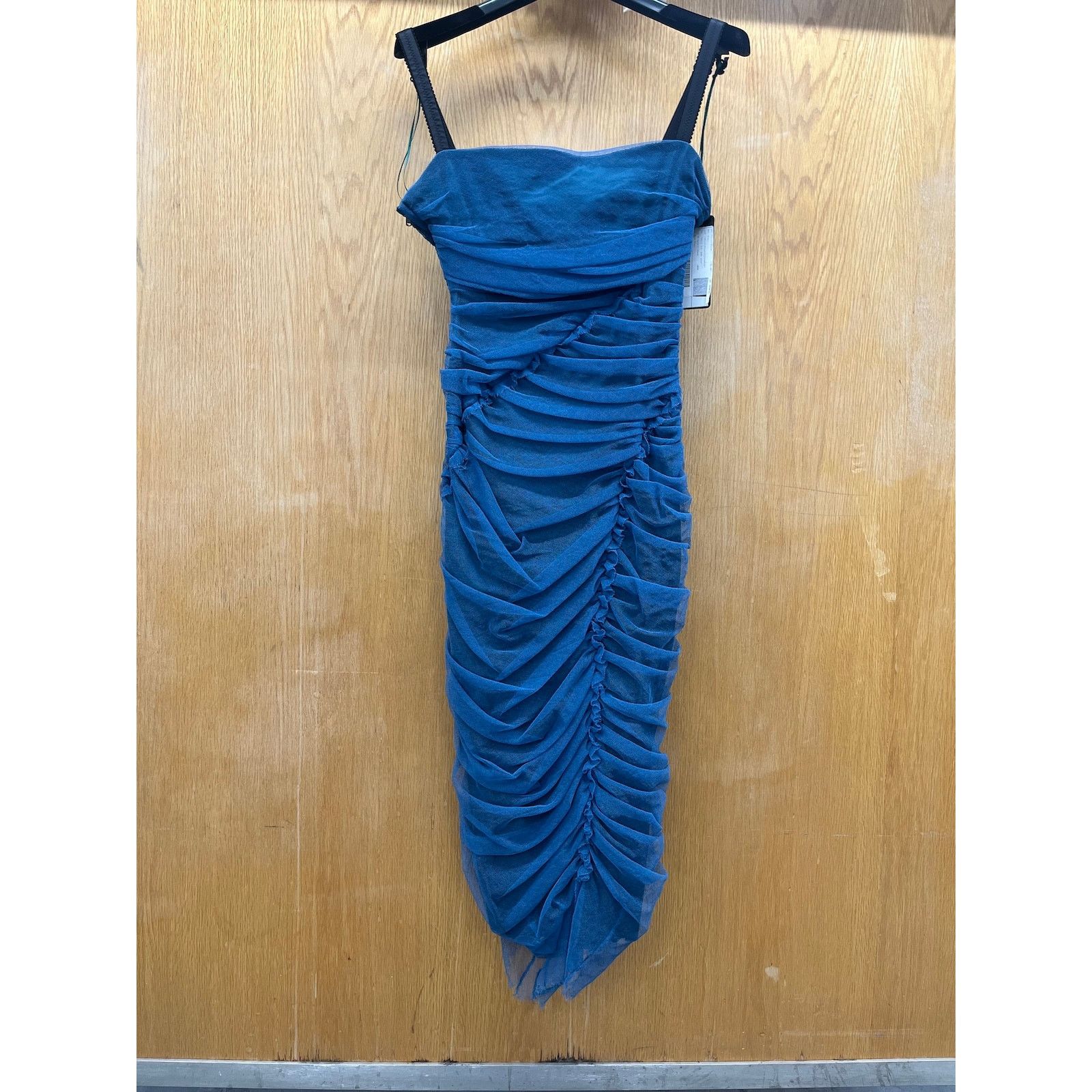 Dolce & Gabbana Dolce & Gabbana Tulle Ruched Mesh Bodycon Midi Dress 44 Size M / US 6-8 / IT 42-44 - 9 Thumbnail