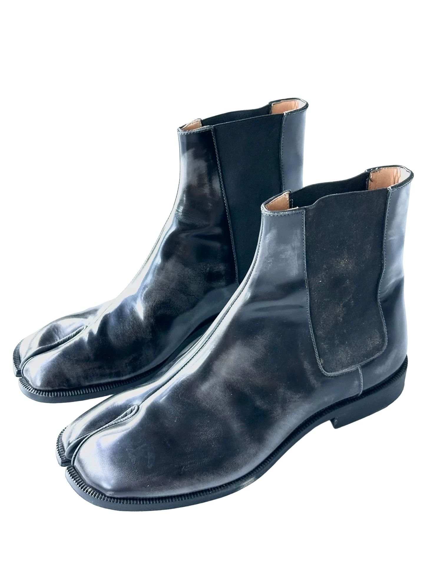 Maison Margiela Maison Margiela bordeaux leather Chelsea 