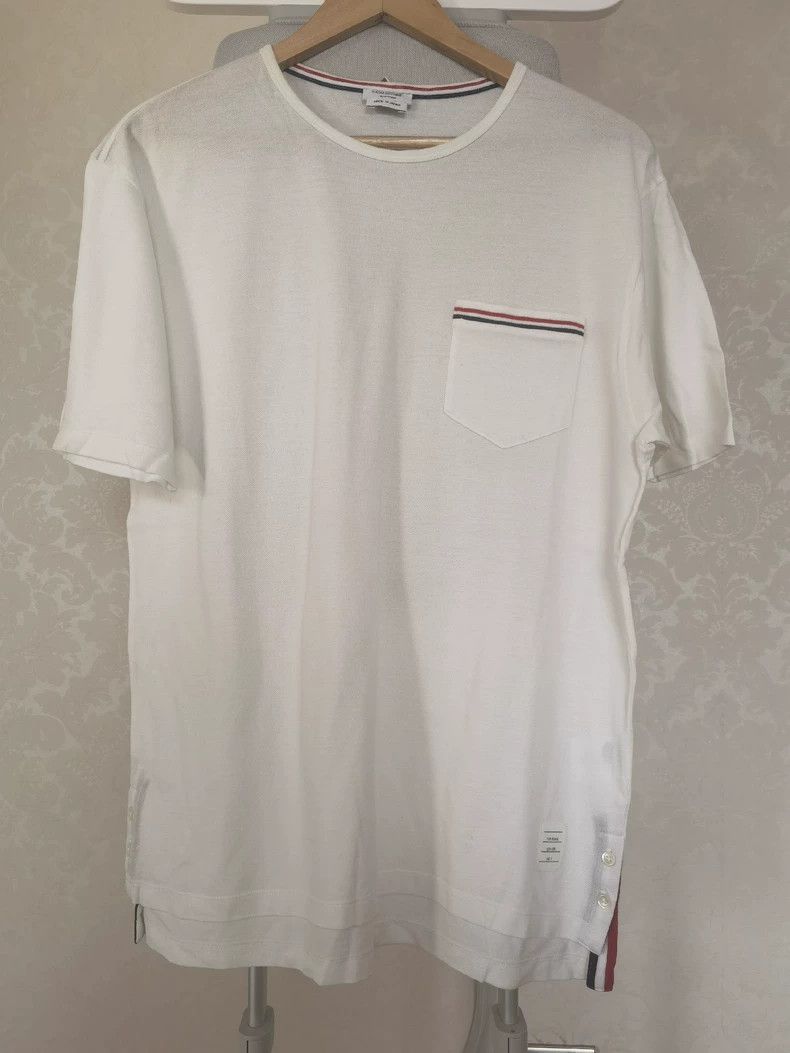 Thom Browne Thom Browne White T-shirt Size US XL / EU 56 / 4 - 1 Thumbnail