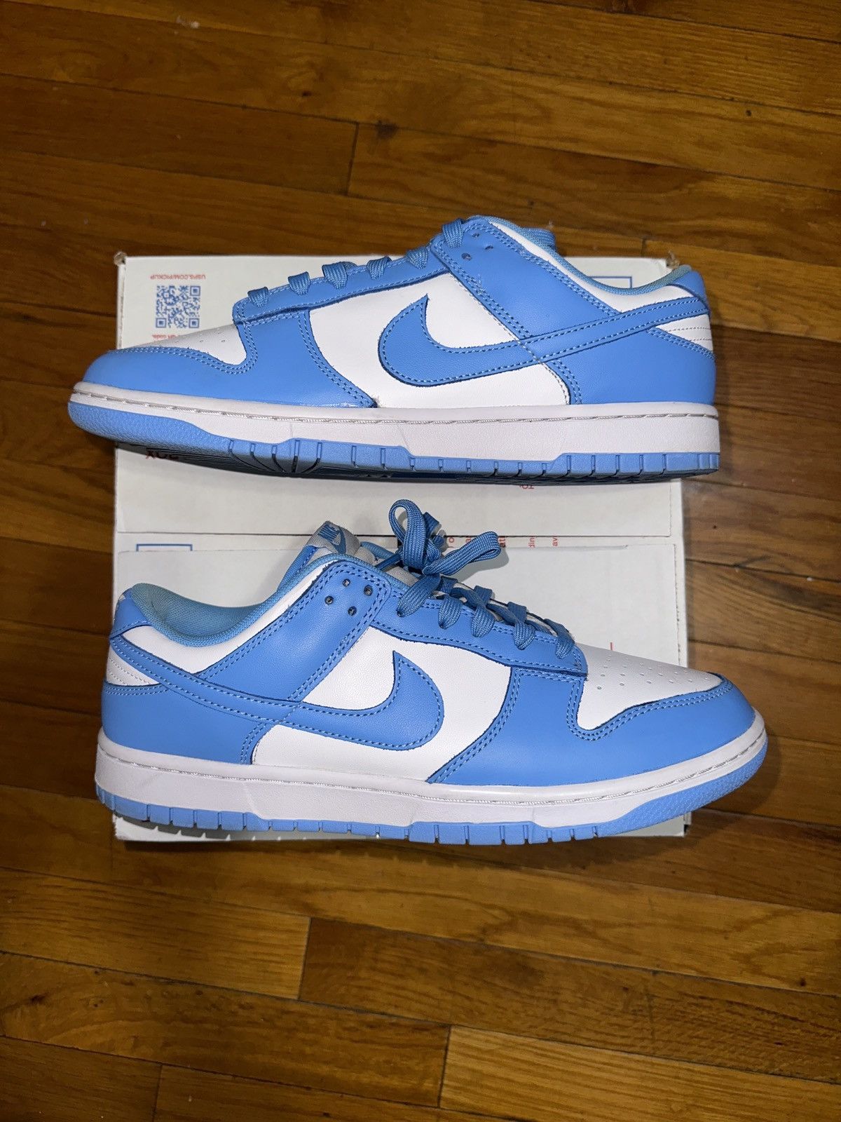 Nike Nike Dunk Low UNC (2021) Size US 10.5 / EU 43-44 - 2 Thumbnail