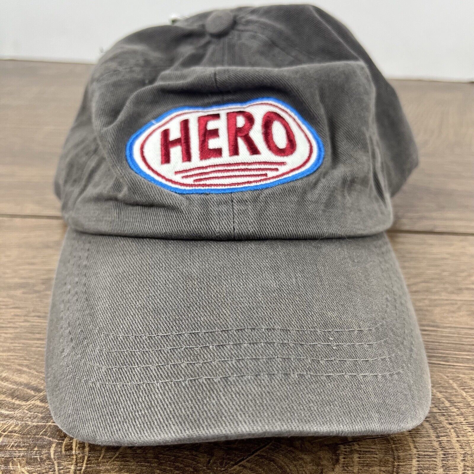 Other Gray Hero Hat Hero Baseball Hat Gray Adjustable Hat Gray Adu Size ONE SIZE - 6 Thumbnail