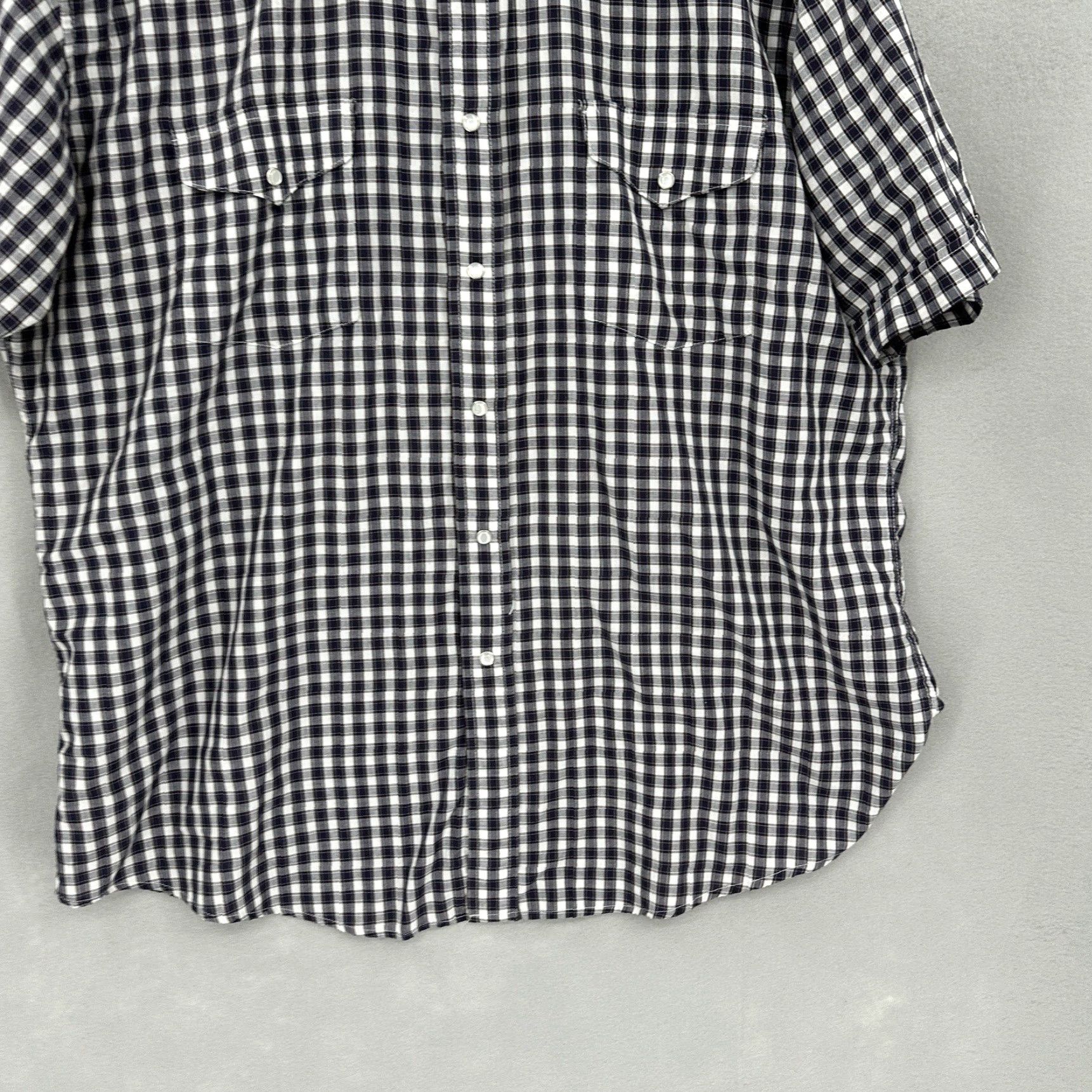 Vintage VINTAGE Panhandle Slim Pearl Snap Shirt Mens XL Rodeo Cowboy Plaid Western Blue Gingham Size US XL / EU 56 / 4 - 6 Thumbnail