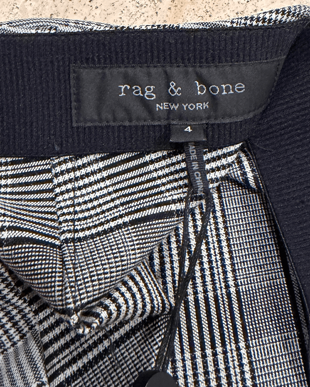 Rag & Bone Rag & Bone Simone Plaid Pants Size 27" / US 4 / IT 40 - 4 Thumbnail