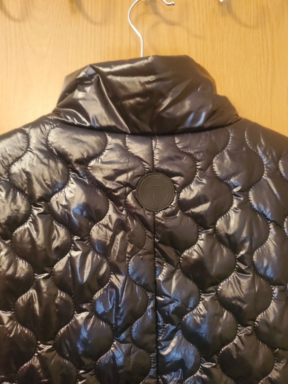 Talbots NWT T by Talbots High Shine High-Low Hem Quilted Puffer Vest Size XL / US 12-14 / IT 48-50 - 3 Thumbnail