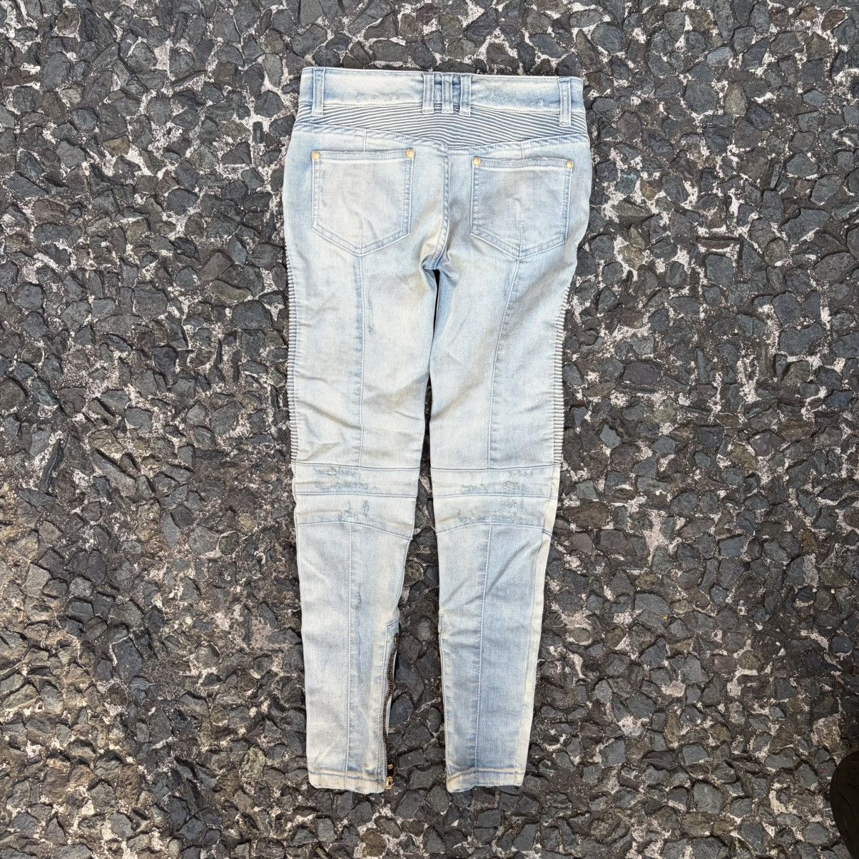 Balmain Balmain Biker Jeans Ankle Zip Size 27" / US 4 / IT 40 - 4 Thumbnail