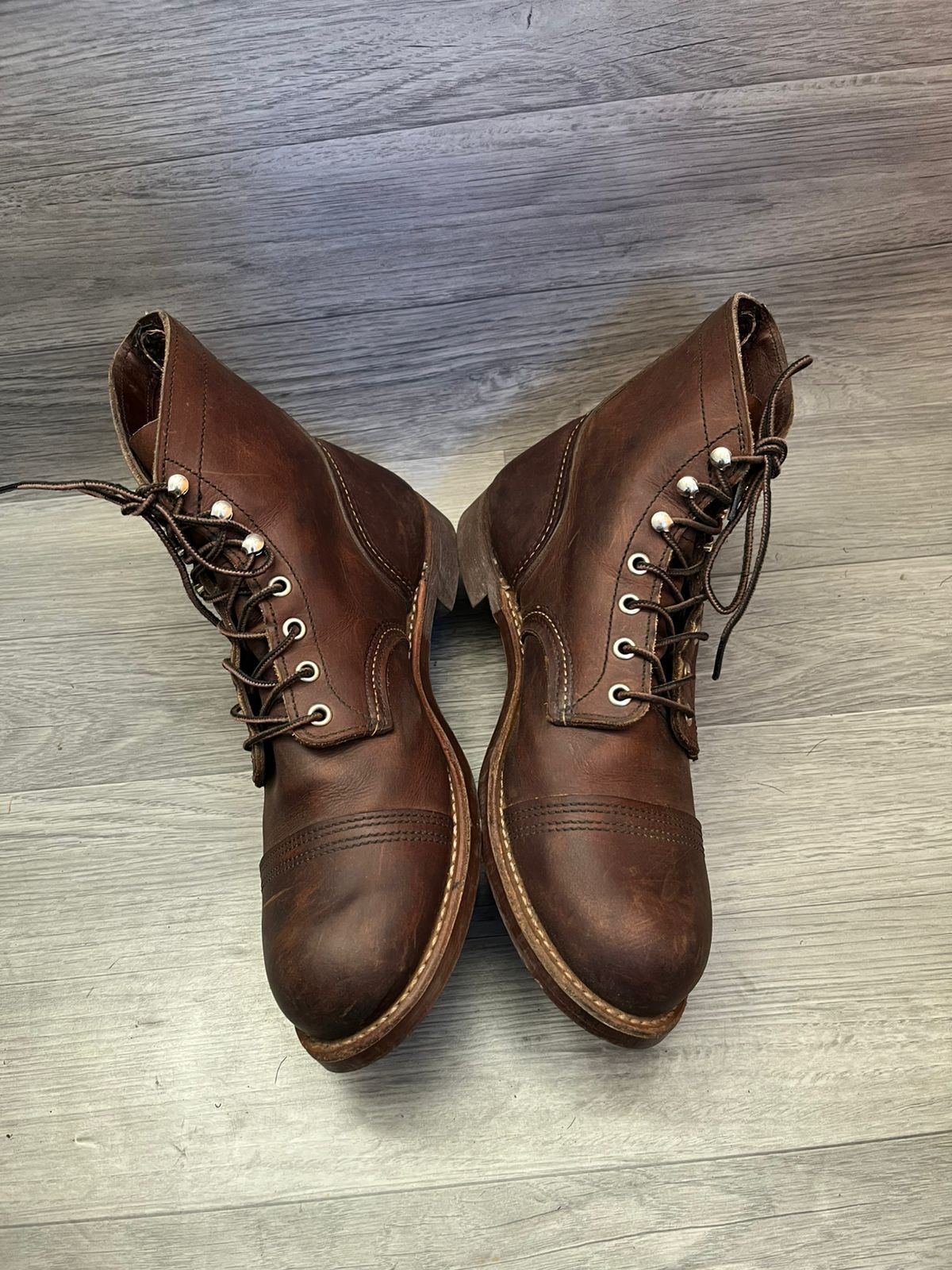 Red Wing Red Wing Brown Iron Ranger Boots Sz 43 Size US 9.5 / EU 42-43 - 6 Thumbnail