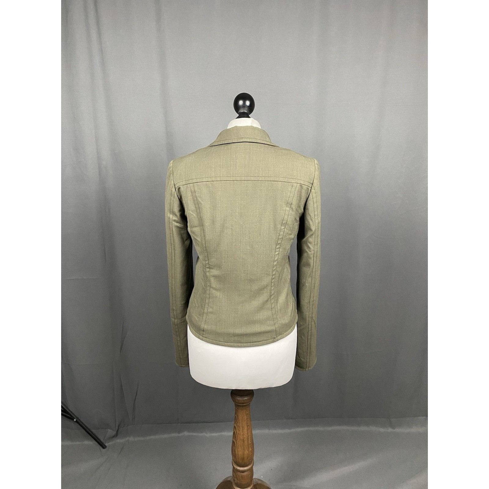 Moschino Moschino Vintage Women's Green Blazer 1-Button Sportcoat Jac Size M / US 6-8 / IT 42-44 - 7 Thumbnail