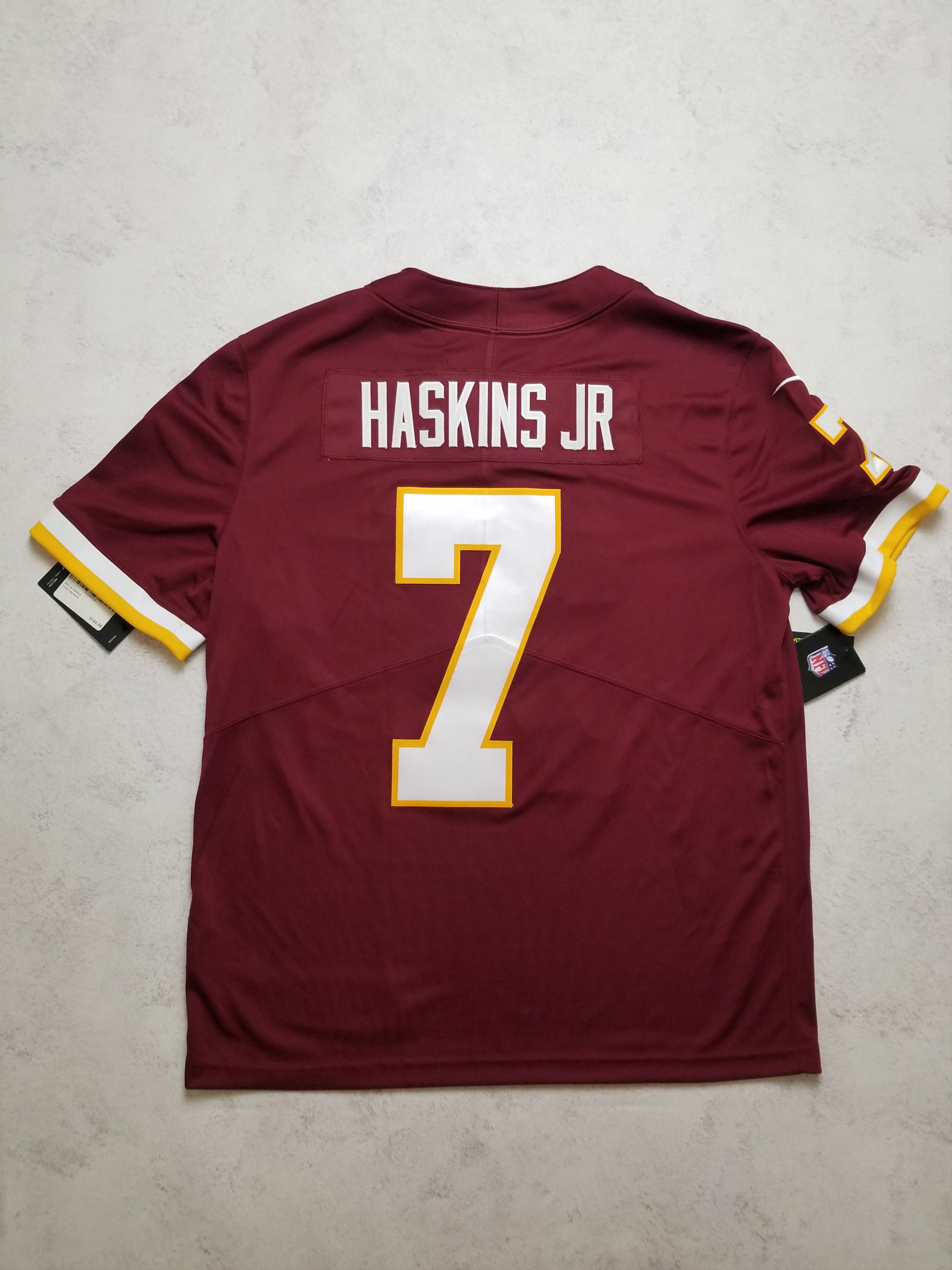 Nike Dwayne Haskins #7 Washington Redskins Limited Sewn Jersey Size US L / EU 52-54 / 3 - 2 Thumbnail