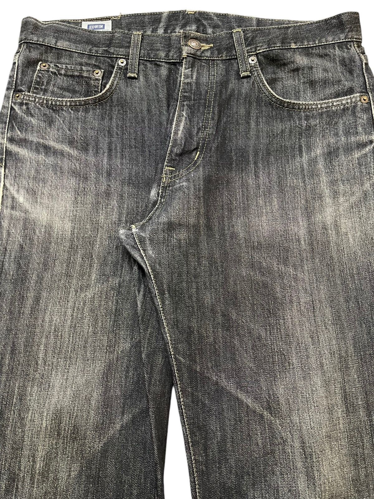 Edwin Vintage Edwin 402 Faded Wash Style Loose Jeans Size US 34 / EU 50 - 4 Thumbnail