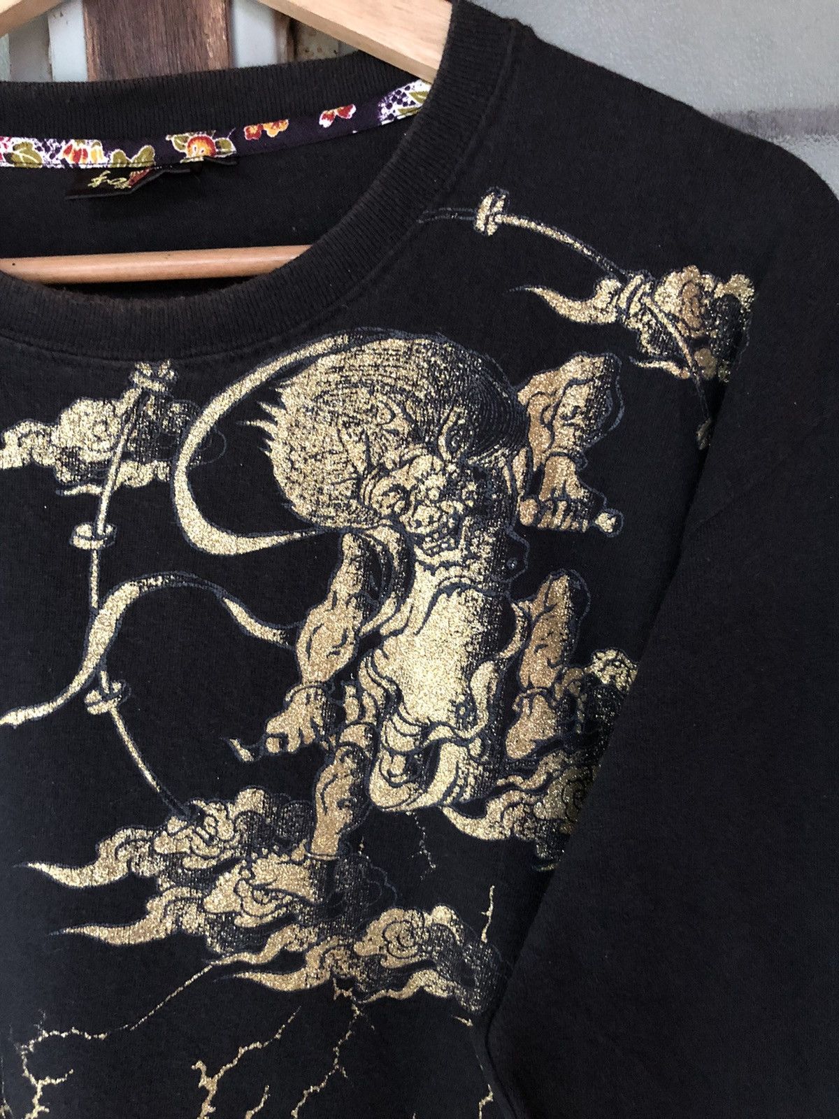 Bullet Noise Vintage Bullet Noise Sukajan Devil Long Sleeve Tee Size US XL / EU 56 / 4 - 6 Thumbnail