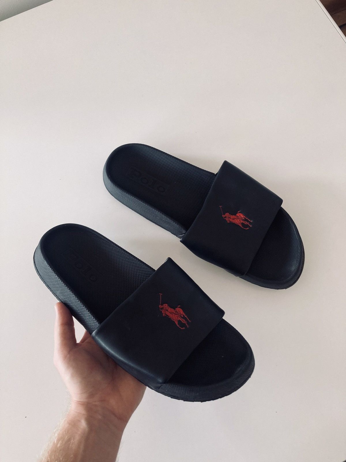 Polo Ralph Lauren Polo raph lauren slip ons slides 44 10 y2k drip old money Size US 10 / EU 43 - 2 Thumbnail