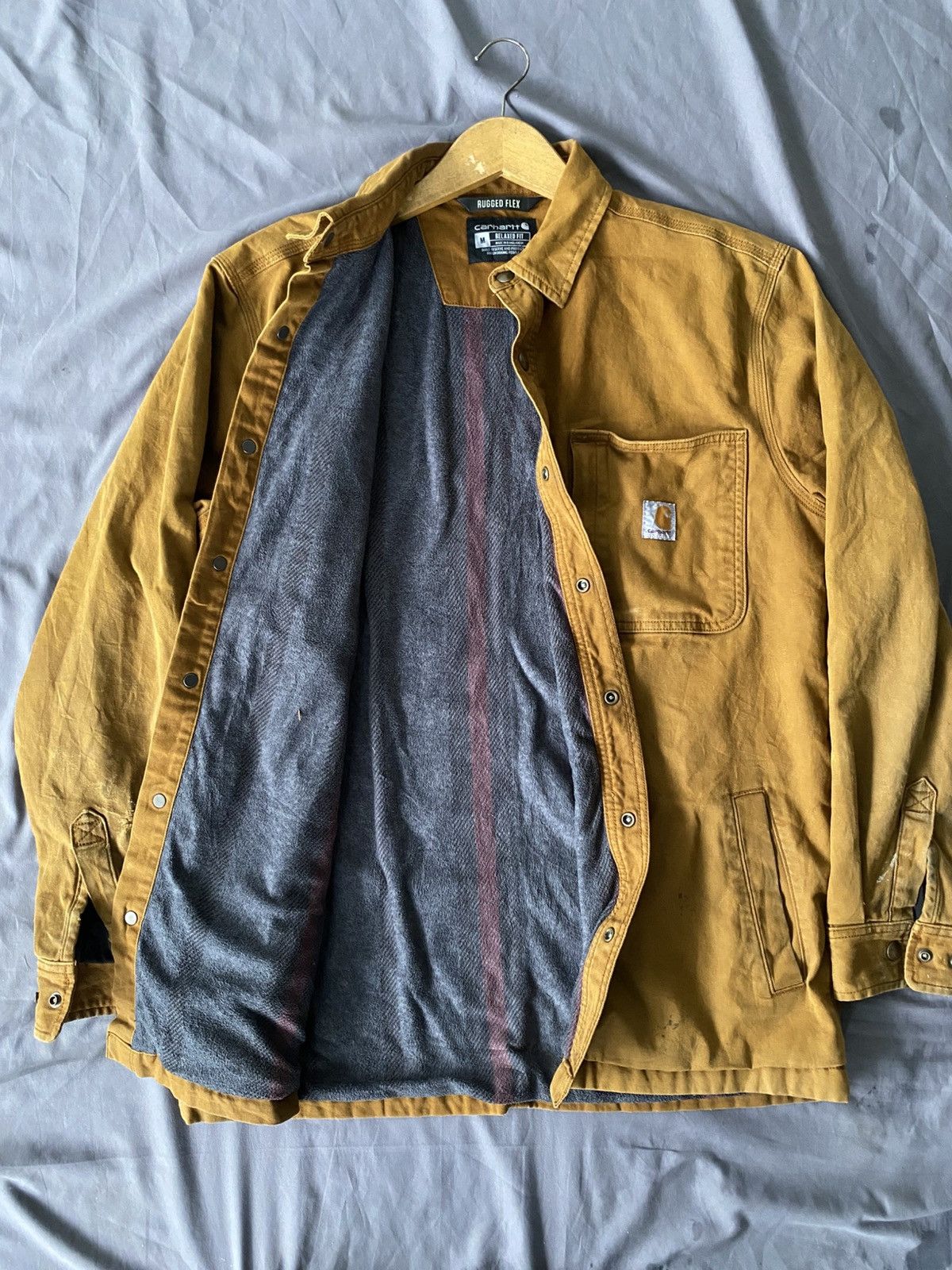 Carhartt Carhartt Rugged Flex Canvas Shirt Jacket Size US M / EU 48-50 / 2 - 3 Thumbnail