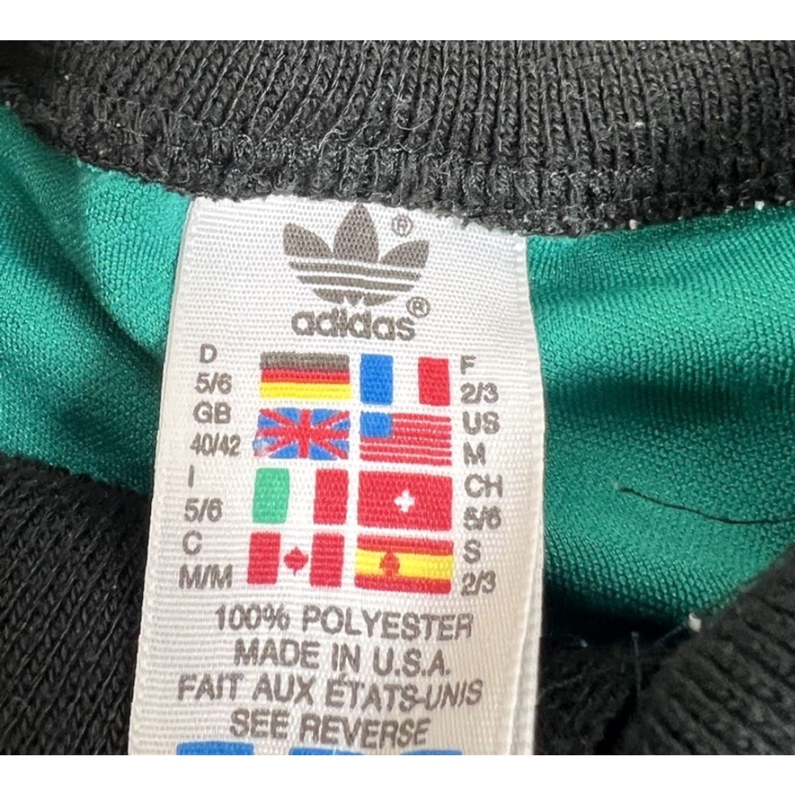Adidas VINTAGE Adidas Originals Collared Dive Soccer Jersey Longsleeve Padded Size M Green Men Size US M / EU 48-50 / 2 - 5 Thumbnail