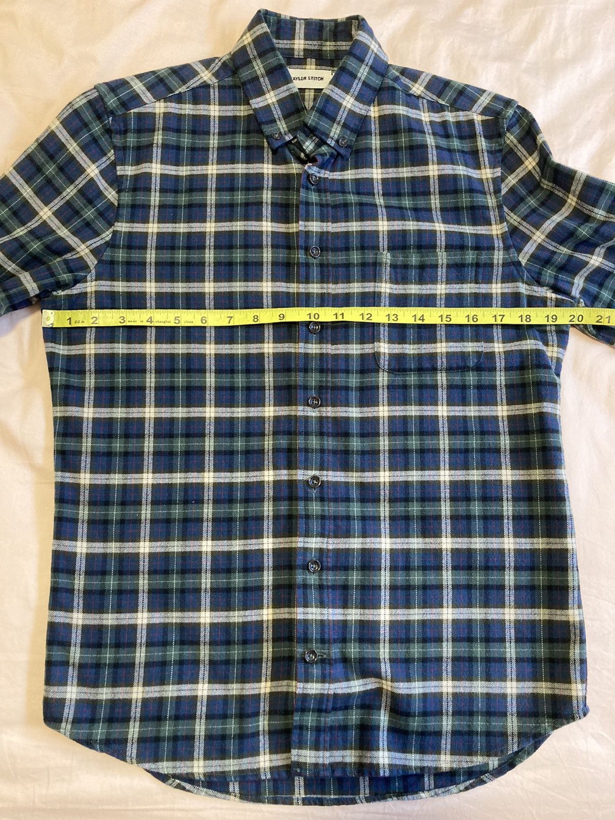Taylor Stitch Green Plaid Shirt by Taylor Stitch Size US S / EU 44-46 / 1 - 5 Thumbnail