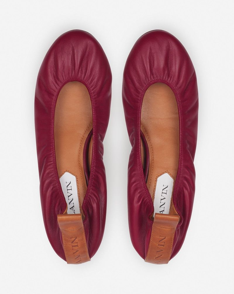 Lanvin o1y0326 Ballet Flats in Brick Size US 6 / IT 36 - 3 Thumbnail