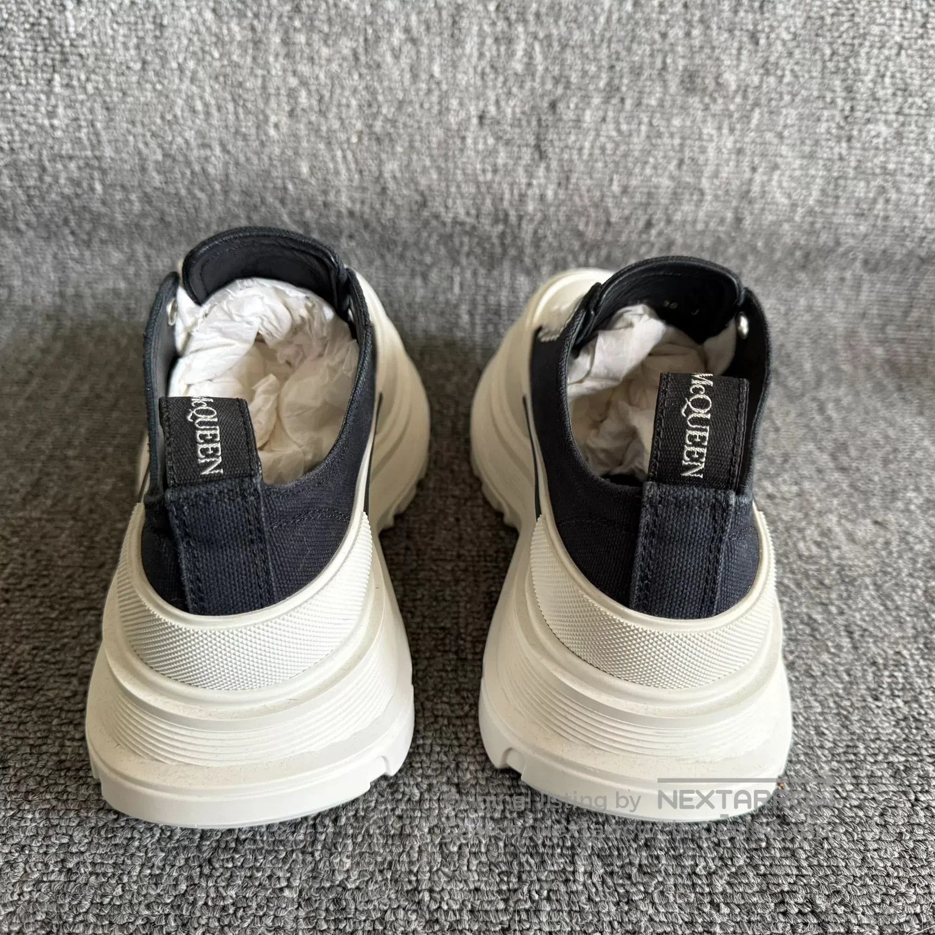 Alexander McQueen Alexander McQueen Platform Canvas Shoes 35. Size US 4 / IT 34 - 4 Thumbnail