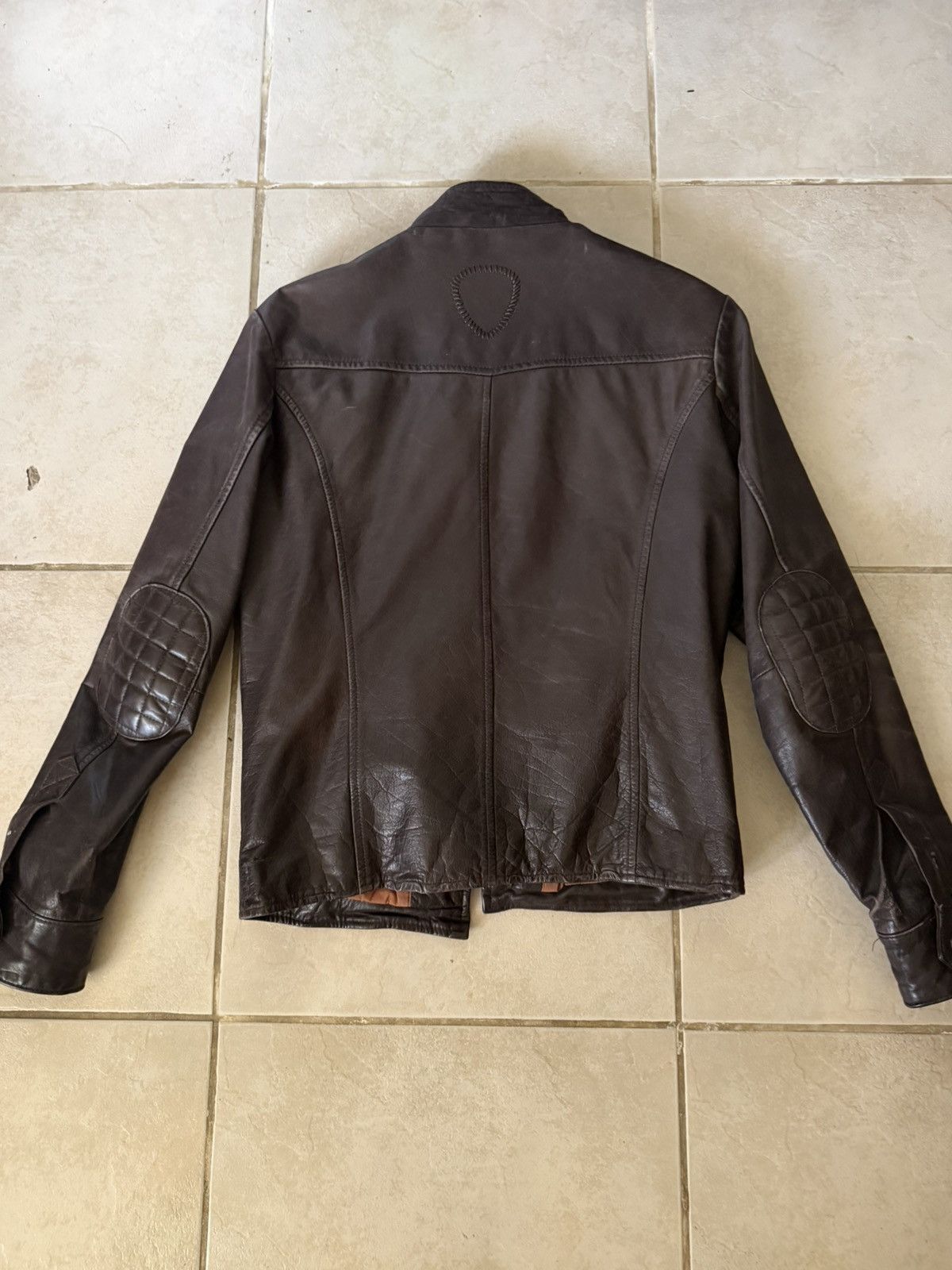 tigha Tigha Buffalo Leather Field Jacket Brown Small Size US S / EU 44-46 / 1 - 9 Thumbnail