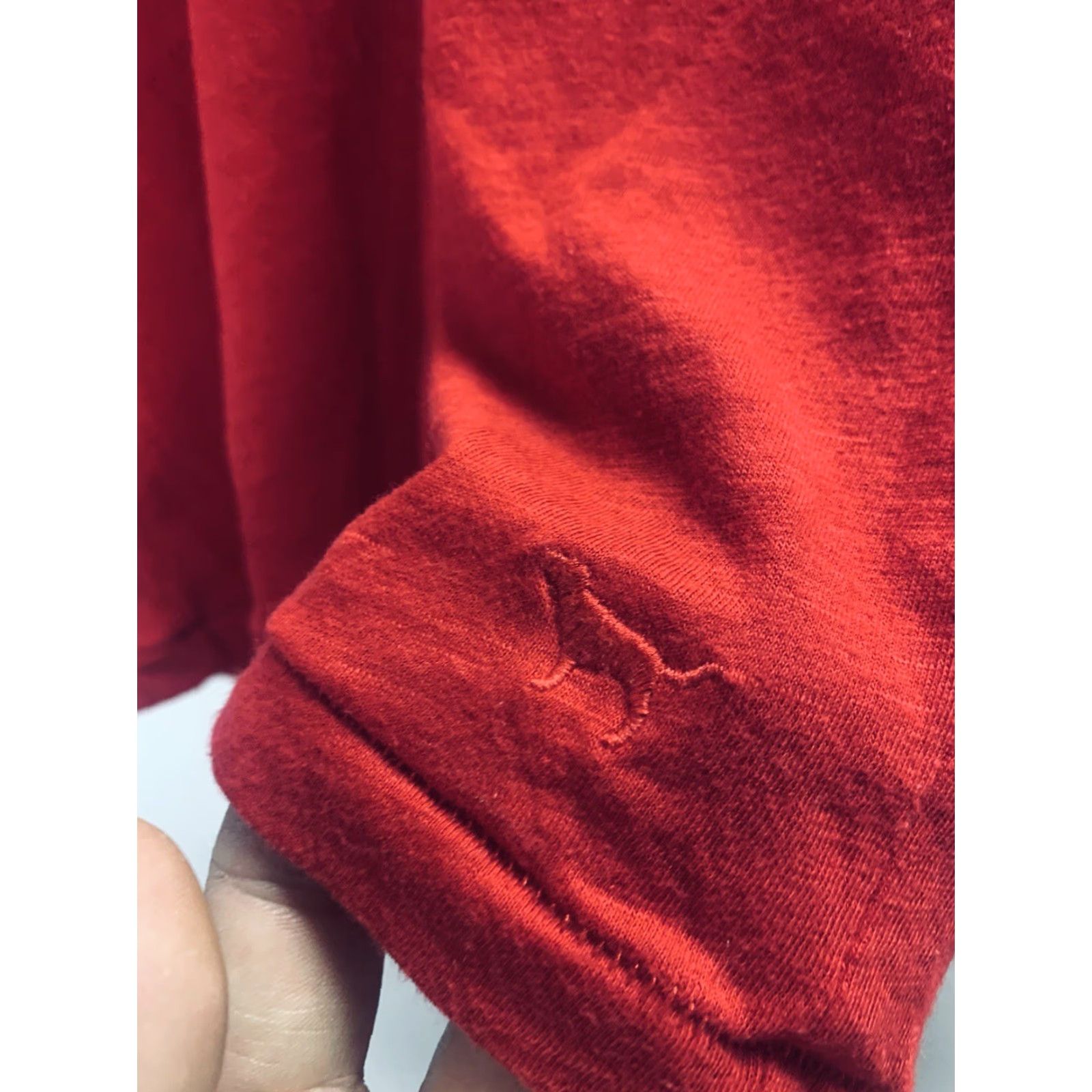 Victoria's Secret Victoria's Secret Pink T Shirt Top Womens Size S Res Solid Cotton V Neck Shirt Red Casual Short Sleeve Womens Regular Cotton Polyester Knit Size S / US 4 / IT 40 - 4 Thumbnail