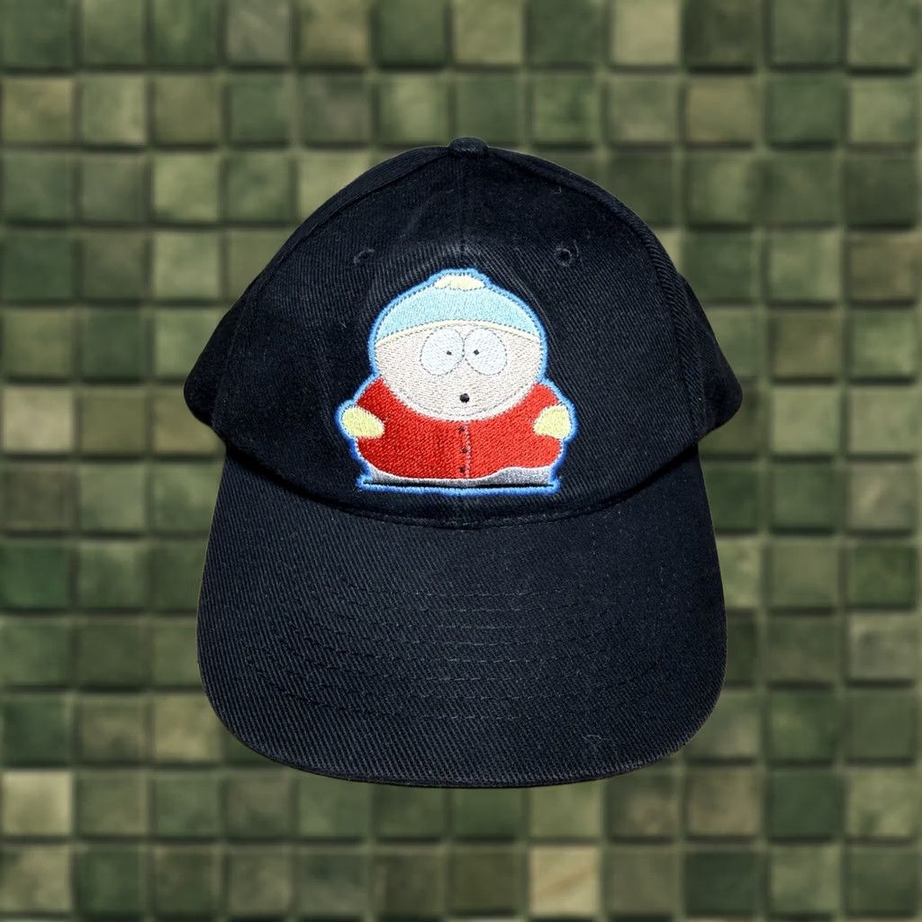 Vintage VINTAGE Comedy Central Cartman South Park Hat Cap Black One Size Men Adjustable Baseball Cap Size US M / EU 48-50 / 2 - 1 Thumbnail