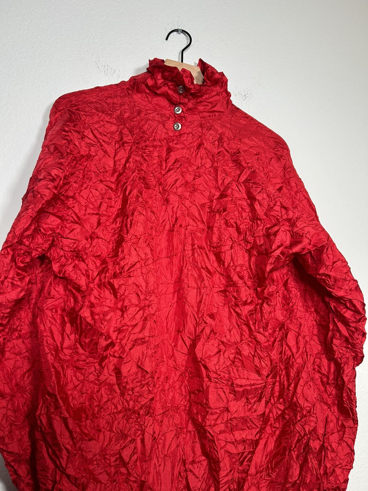 Issey Miyake Crinkled Funnel Neck Shirt Size US M / EU 48-50 / 2 - 2 Thumbnail