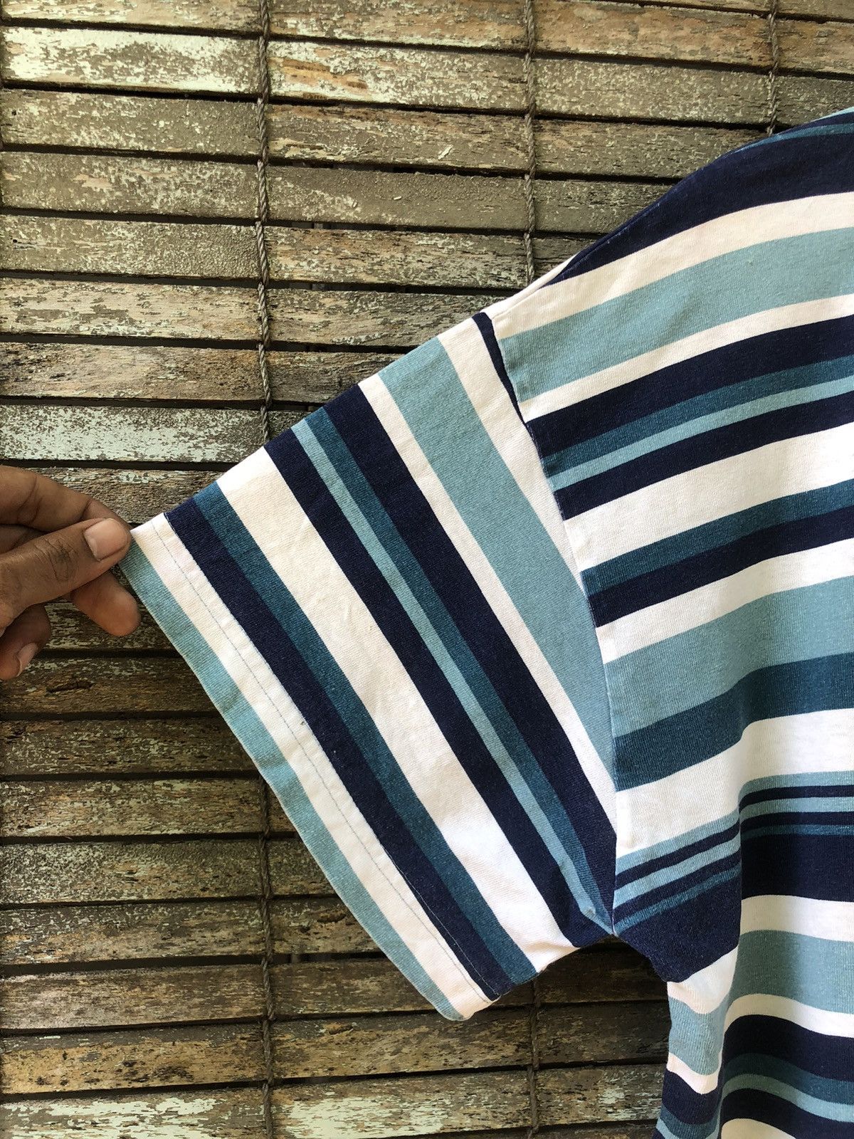 UNIONBAY 🔥Vintage Y2K🔥Boxy Union Bay Stripe Tshirts Size US XL / EU 56 / 4 - 6 Thumbnail