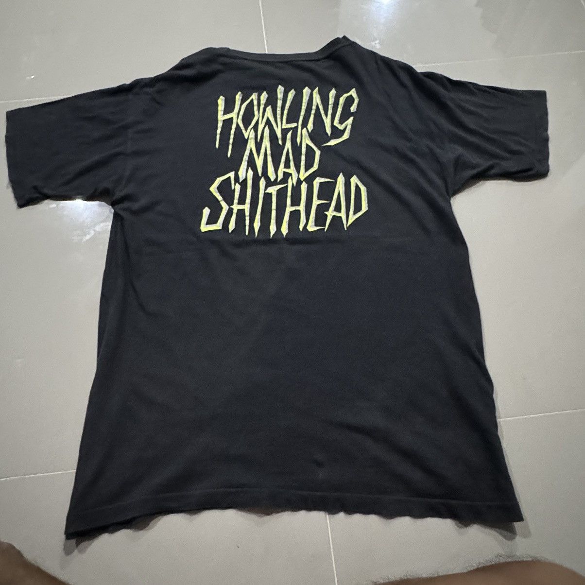 Band Tees × Vintage Rare Vintage 90s Wolfsbane - Howling Mad Shitheads Size US XL / EU 56 / 4 - 4 Thumbnail