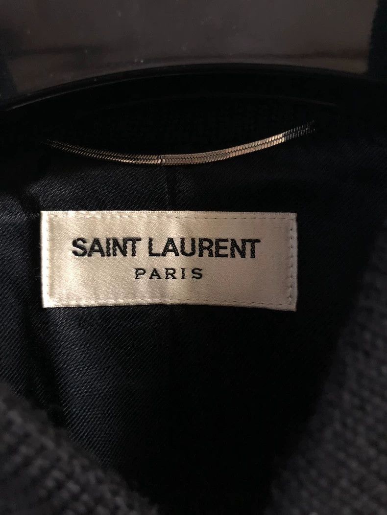Saint Laurent Paris Saint Laurent Black and White Varsity Jacket-2506 Size US XL / EU 56 / 4 - 6 Thumbnail
