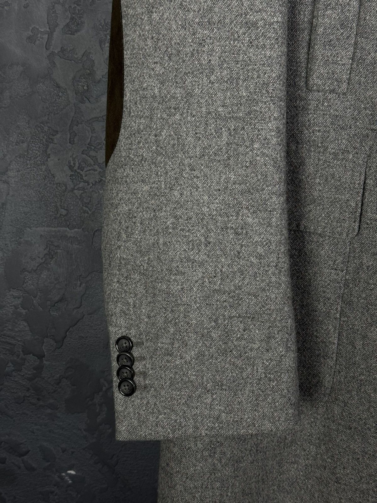 Hackett Men’s Hackett London Gray Wool Coat Size 54 Size US L / EU 52-54 / 3 - 8 Thumbnail