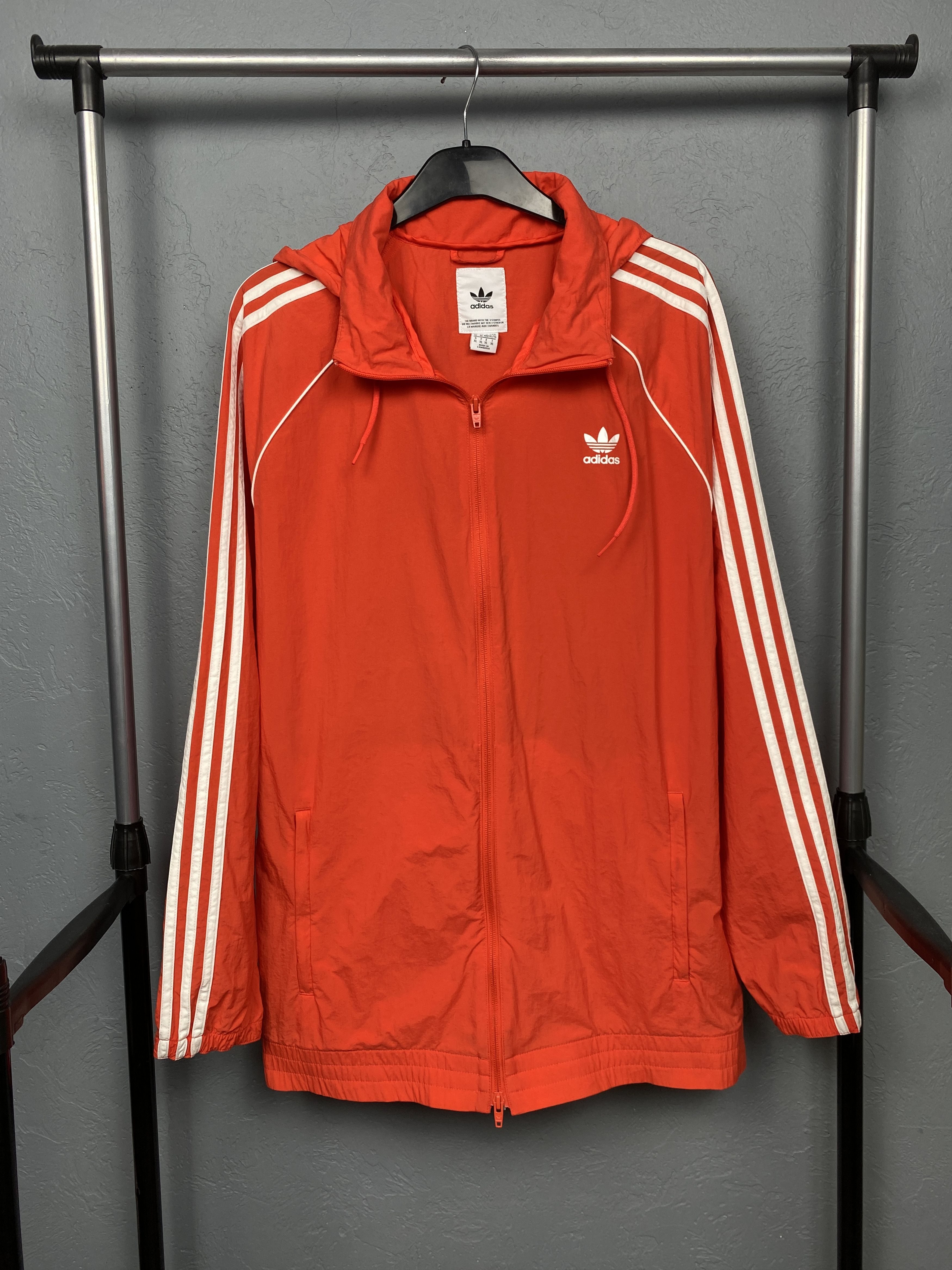 Adidas Adidas Mens Nylon Jacket Size US XL / EU 56 / 4 - 1 Thumbnail
