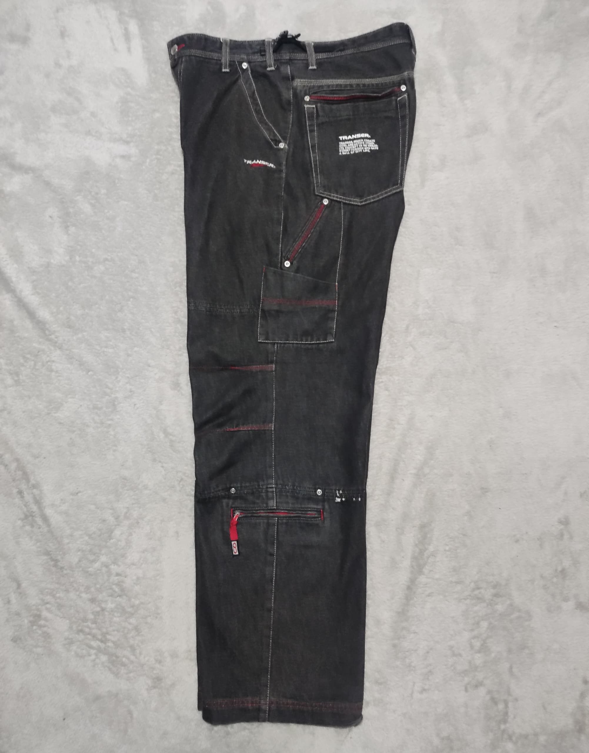 Japanese Brand 2000s Vintage Transer Hip Hop Culture Jnco Baggy Jeans Size US 34 / EU 50 - 1 Thumbnail