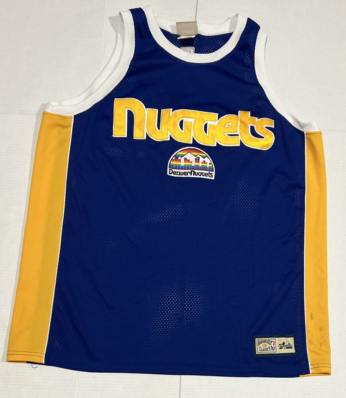 Mitchell & Ness Vintage Denver Nuggets Mitchell & Ness Jersey Hardwood Size US XXL / EU 58 / 5 - 1 Thumbnail
