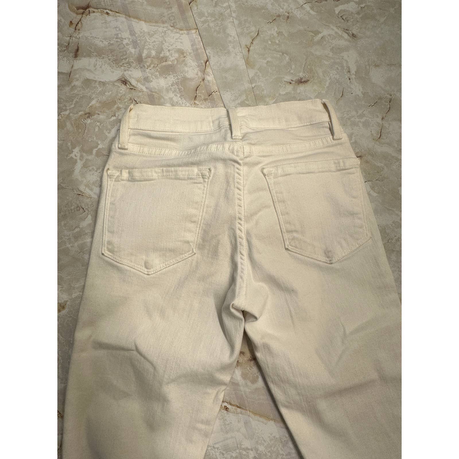 Frame Frame Denim Le Skinny de Jeanne crop -blanc size 24 Size 24" / US 00 / IT 34 - 5 Thumbnail