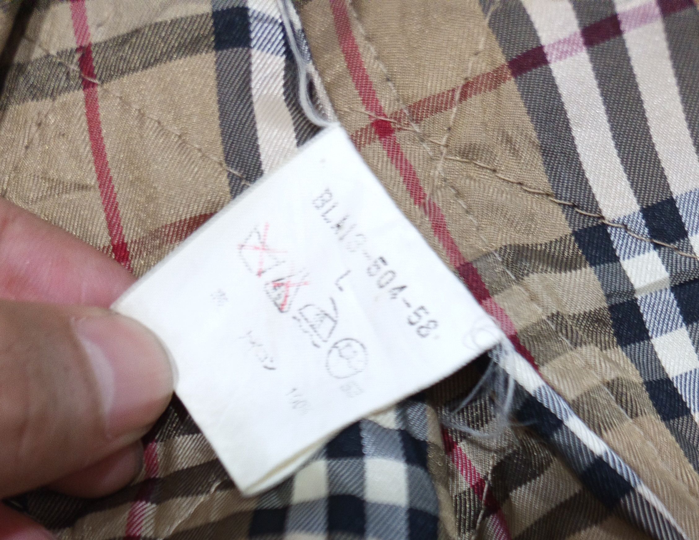 Burberry Vintage Burbberrys Classic Long Jacket Nova Check Size US L / EU 52-54 / 3 - 8 Thumbnail