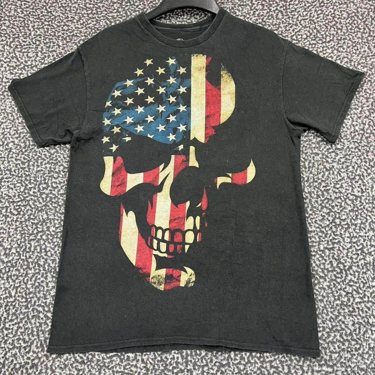 Liquid Blue Vintage Liquid Blue Shirt Men M American Flag Crew Neck Size US M / EU 48-50 / 2 - 1 Thumbnail