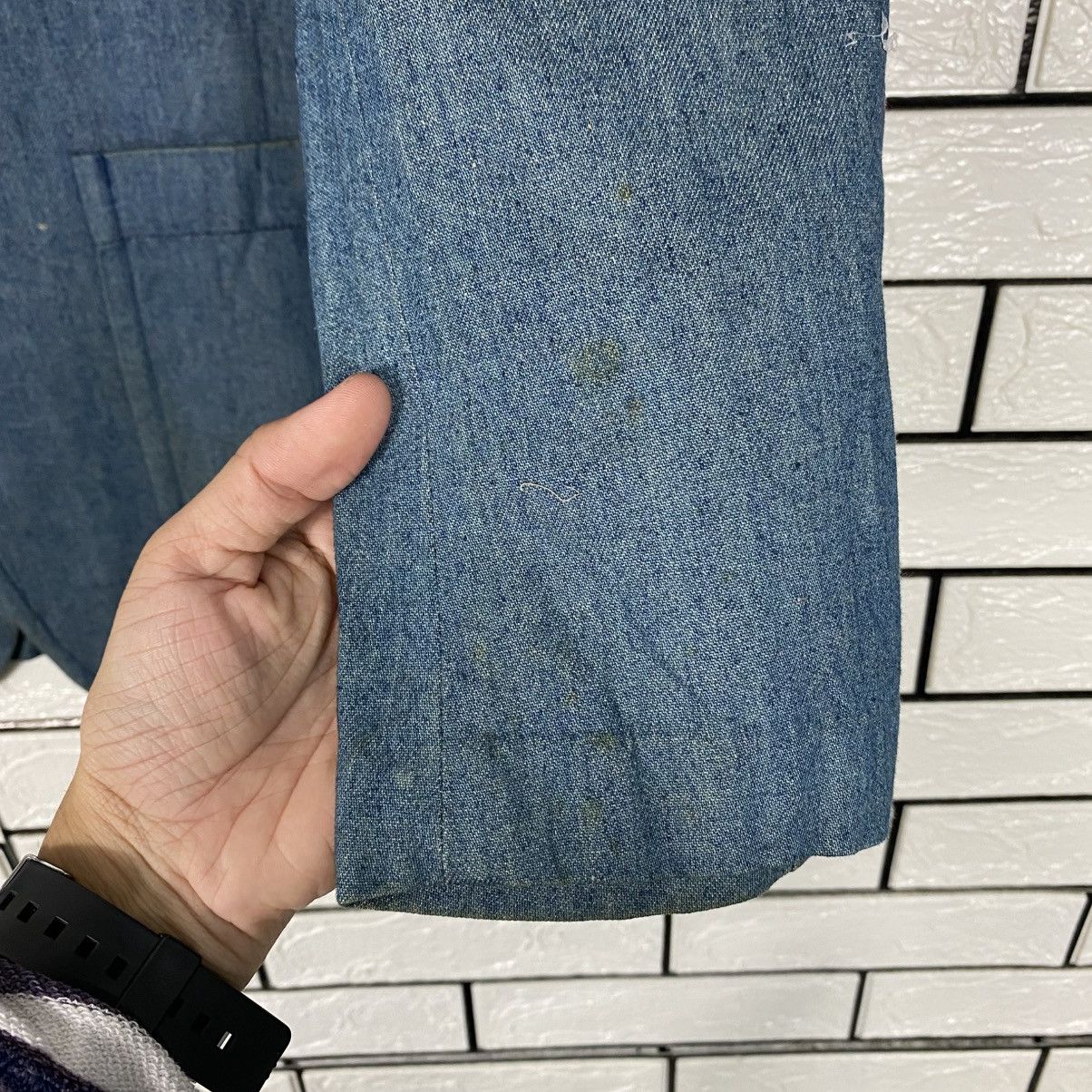 Wrangler 📌Vintage Chore Worker Denim Jacket Wrangler Size US L / EU 52-54 / 3 - 16 Thumbnail