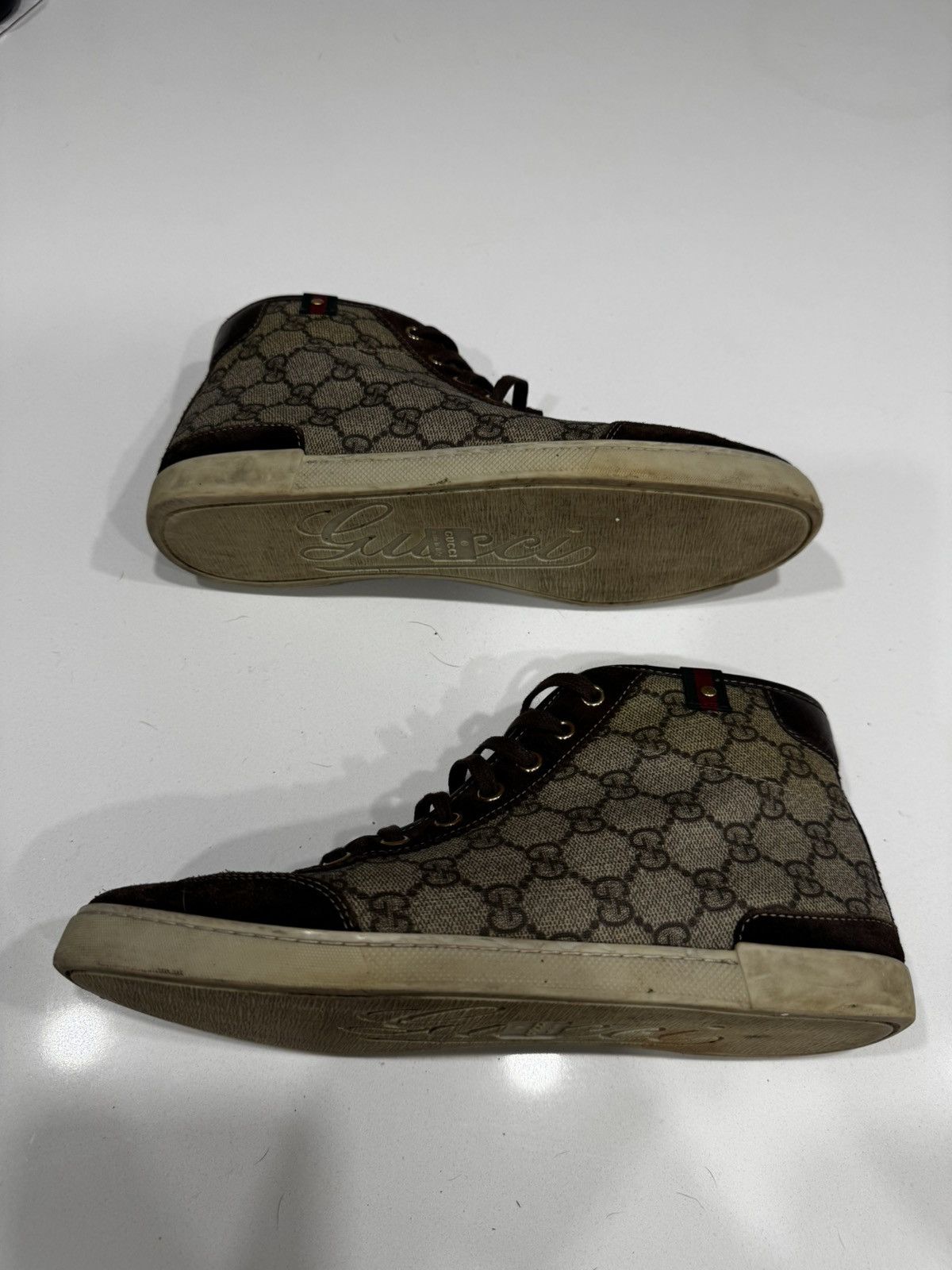 Gucci GUCCI HIGH TOO SNEAKER Size US 8 / IT 38 - 4 Thumbnail