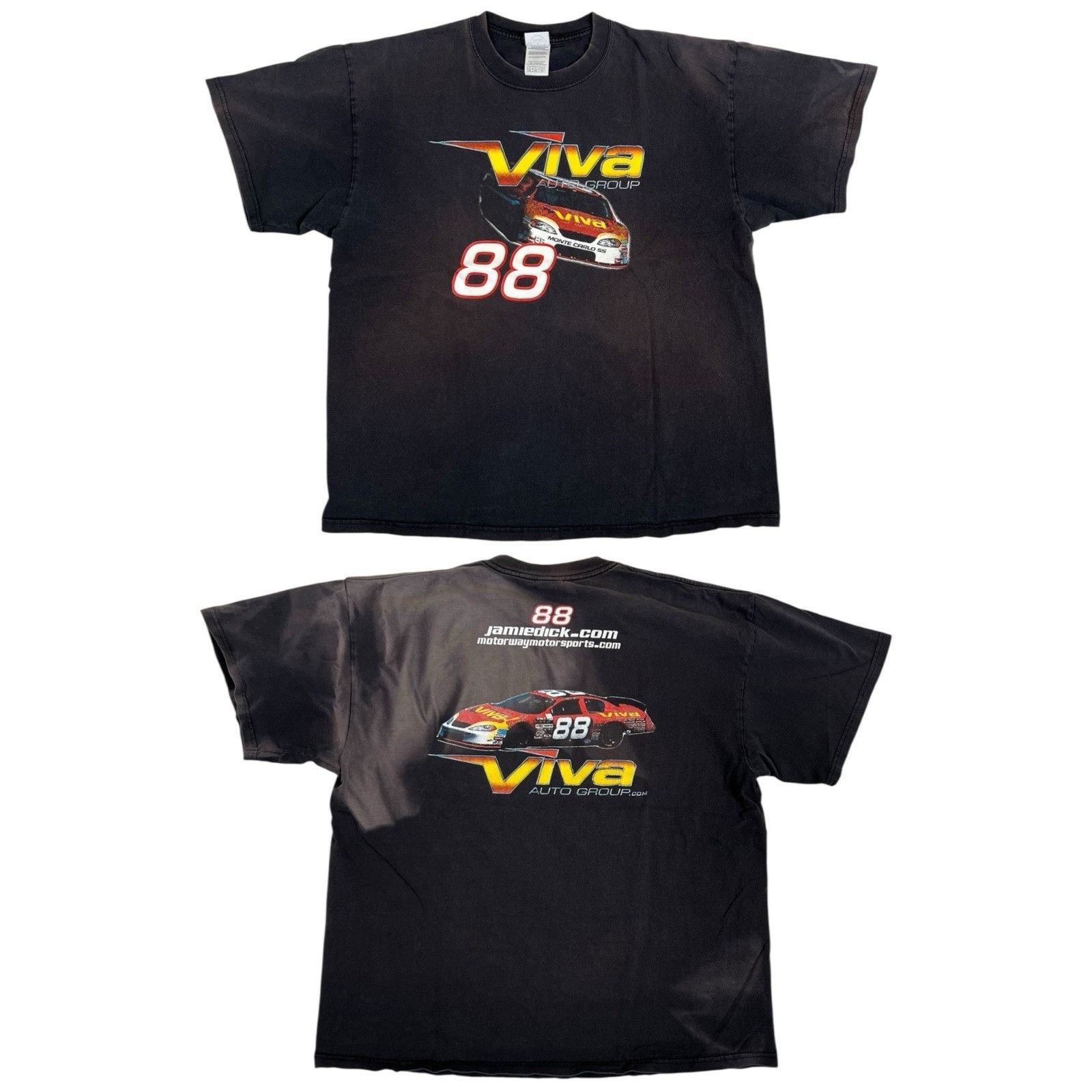 Delta Vintage Jaime Dick Viva Auto Group NASCAR Racing T-Shirt Siz Size US XL / EU 56 / 4 - 1 Thumbnail