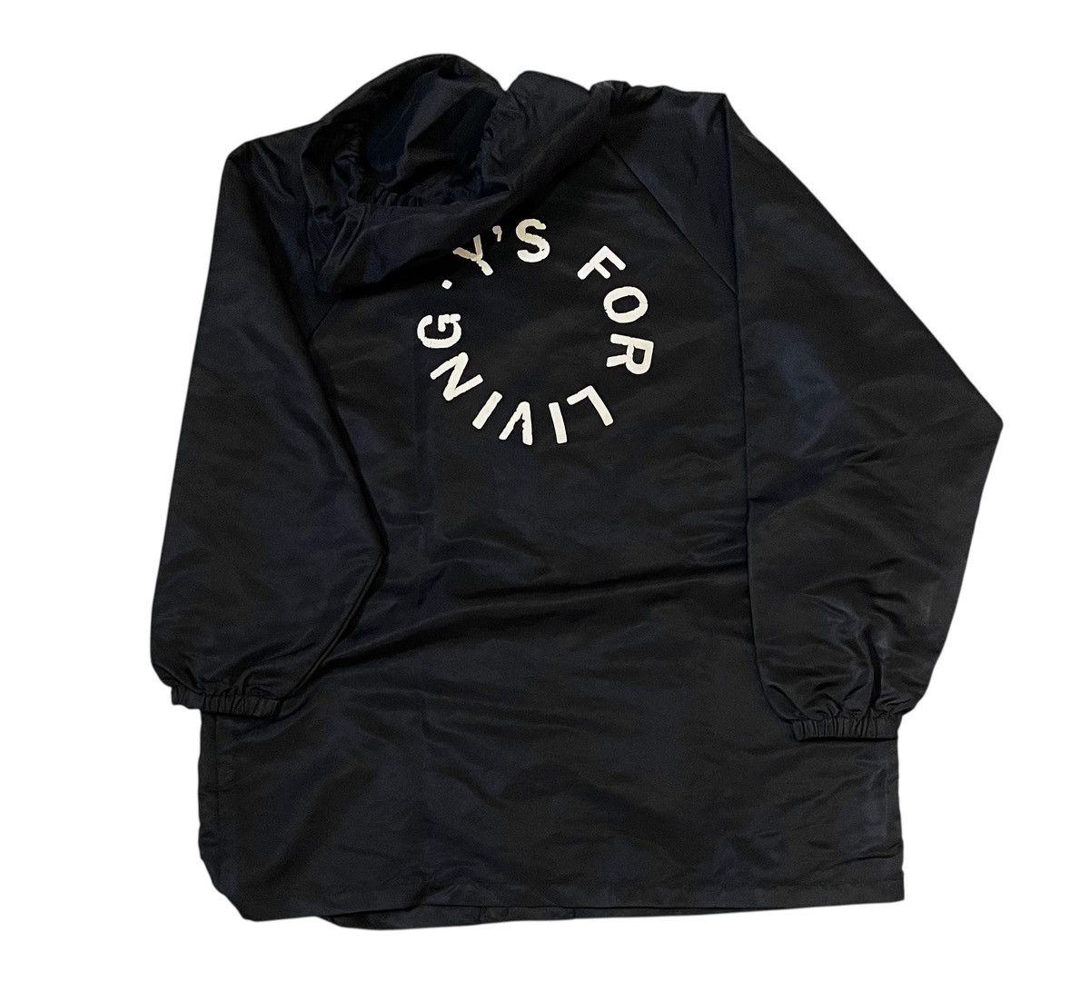 Yohji Yamamoto TAX FREE 🇺🇸 Vintage y’s for living logo nylon hooded jacket Size US XL / EU 56 / 4 - 1 Thumbnail