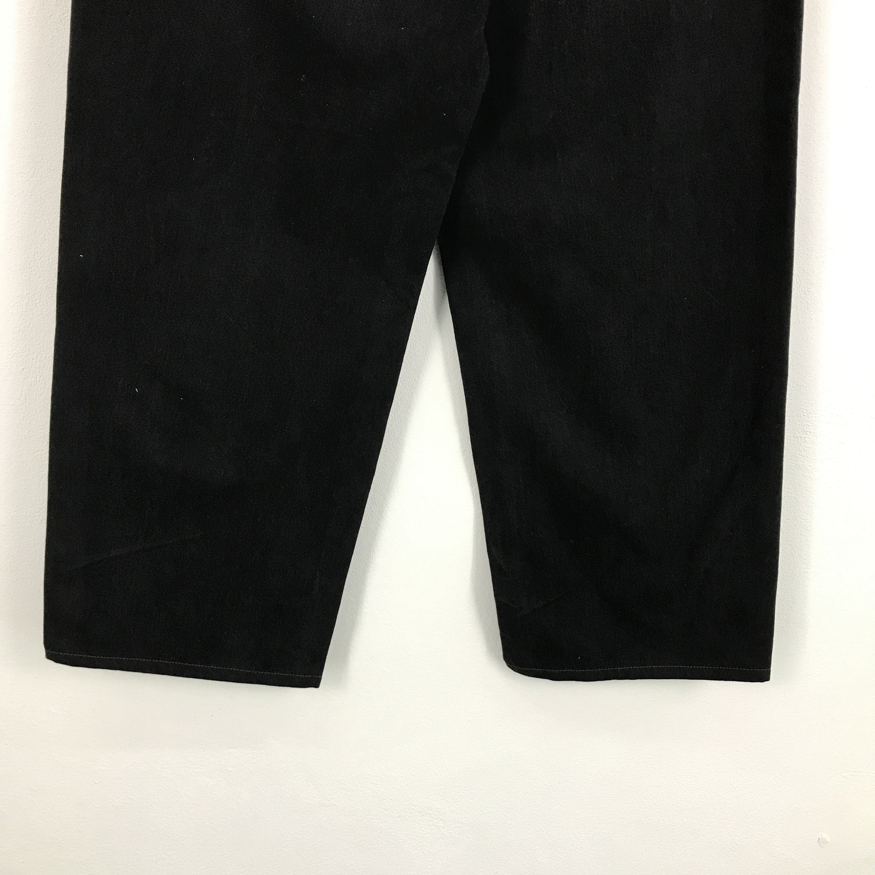 JW Anderson × Japanese Brand × Uniqlo J.W. Anderson x uniqlo baggy Black jean pants Size US 33 - 6 Thumbnail