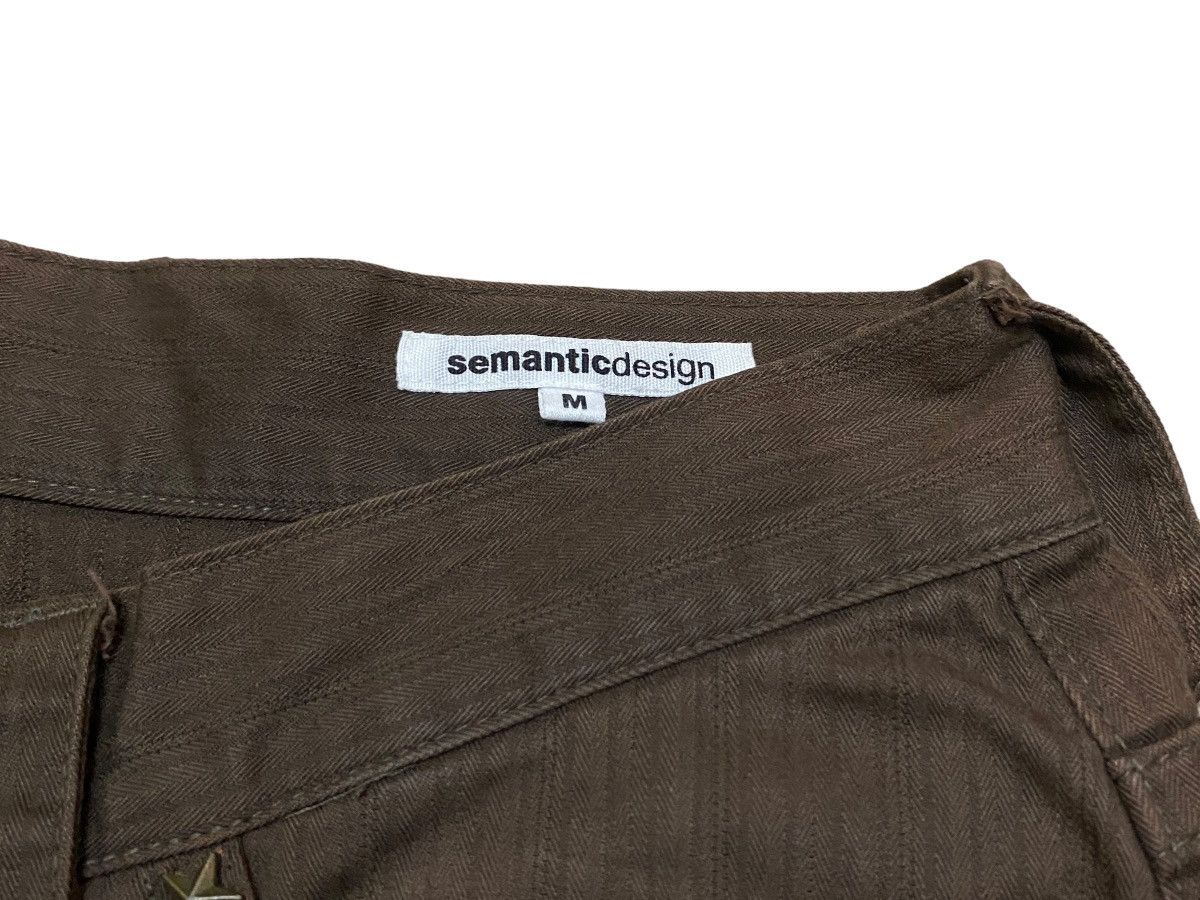 Le Grande Bleu (L.G.B.) Rare Vintage Semantic Design Tactical Flared Sun Faded 1990s Size US 30 / EU 46 - 9 Thumbnail