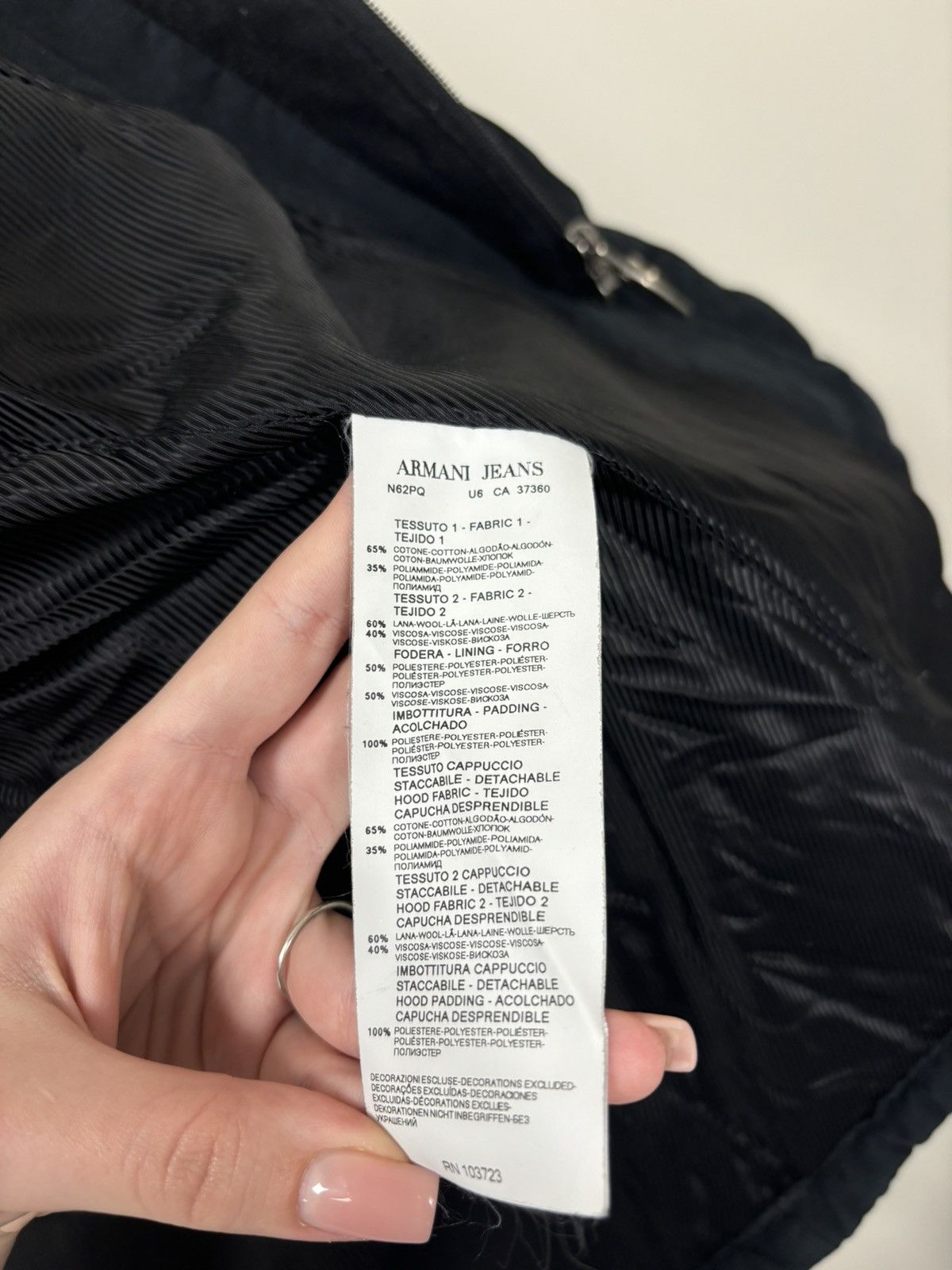 Armani Armani Jeans Men’s Pockets Classic Luxury Quilted Jacket Size US M / EU 48-50 / 2 - 16 Thumbnail