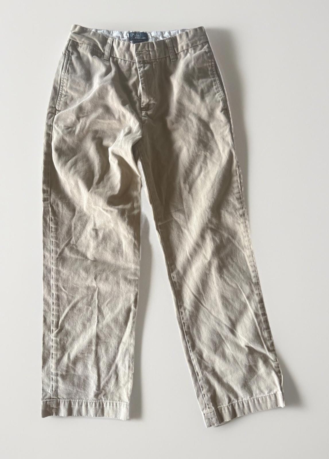 Polo Ralph Lauren Vintage Polo Ralph Lauren Pants Khaki Pleated Tan Chino Mens Size US 30 / EU 46 - 1 Thumbnail