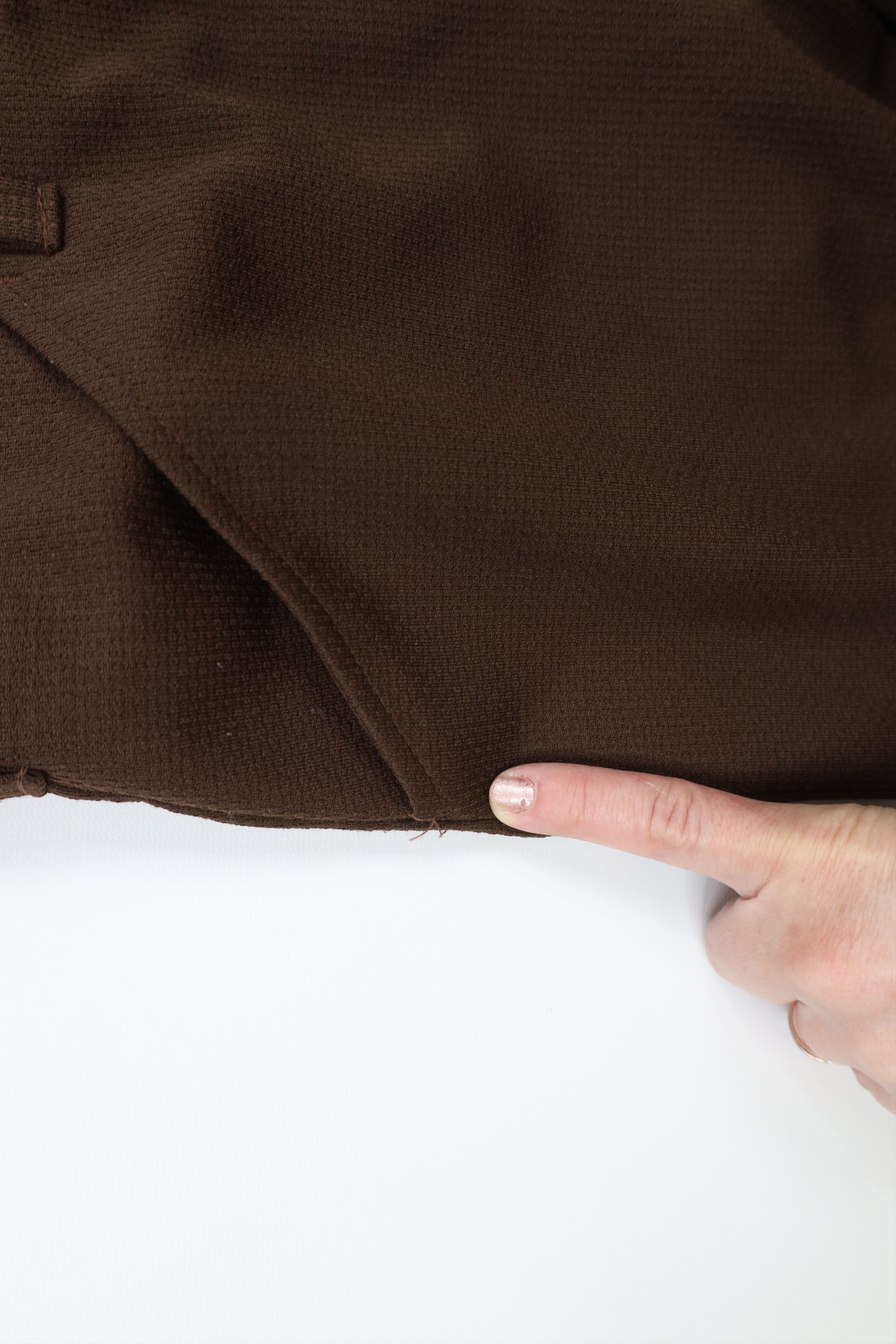 Vintage Vintage 70s Streetwear Knit Wide Leg Chino Pants Brown USA Size US 32 / EU 48 - 6 Thumbnail