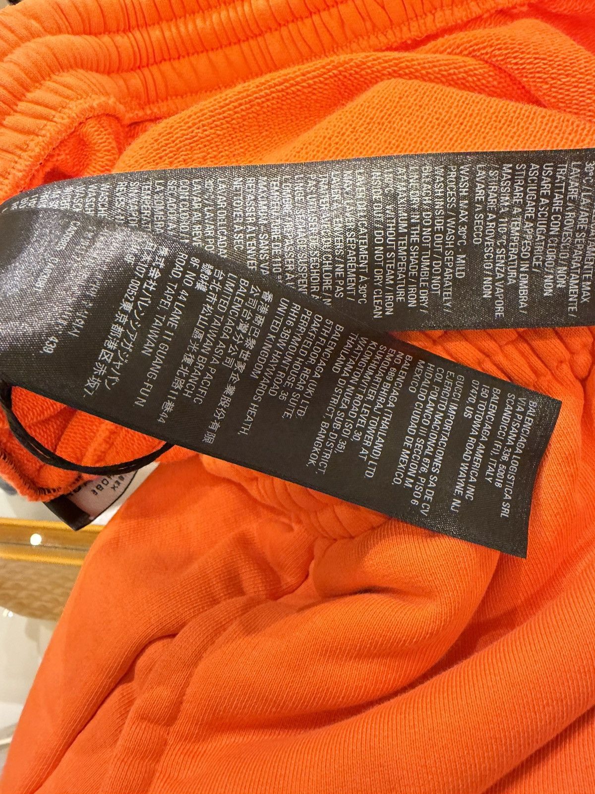 Balenciaga Balenciaga Sweatshorts - Orange Size US 32 / EU 48 - 6 Thumbnail