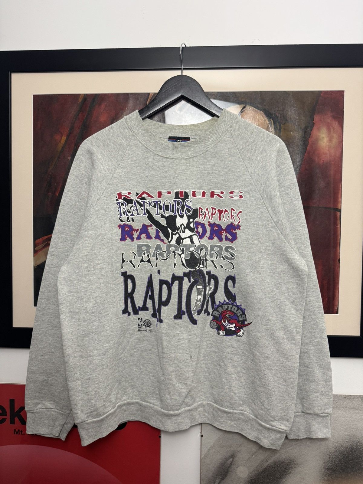 Spalding Vintage 90s Toronto Raptors Crewneck Sweatshirt NBA Spalding Size US M / EU 48-50 / 2 - 1 Thumbnail