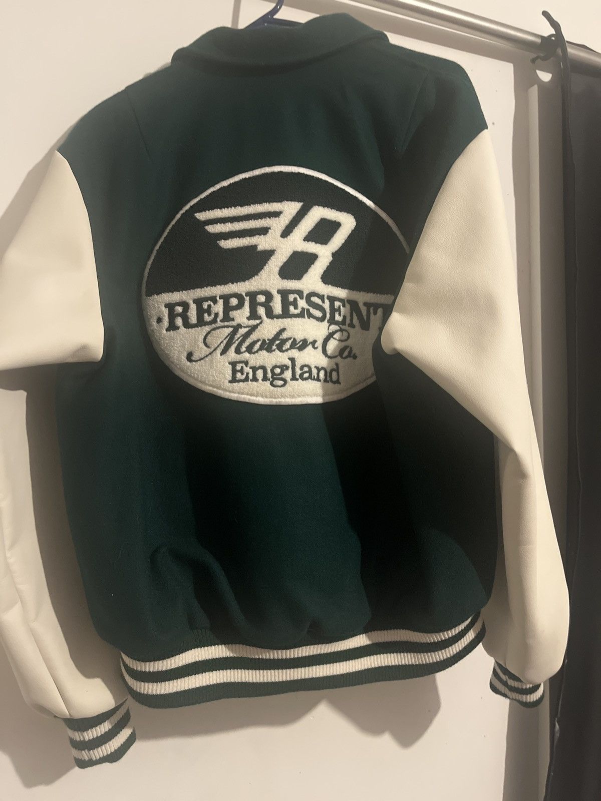 Represent Clo. Represent Motor co England Varsity Jacket Size US L / EU 52-54 / 3 - 3 Thumbnail